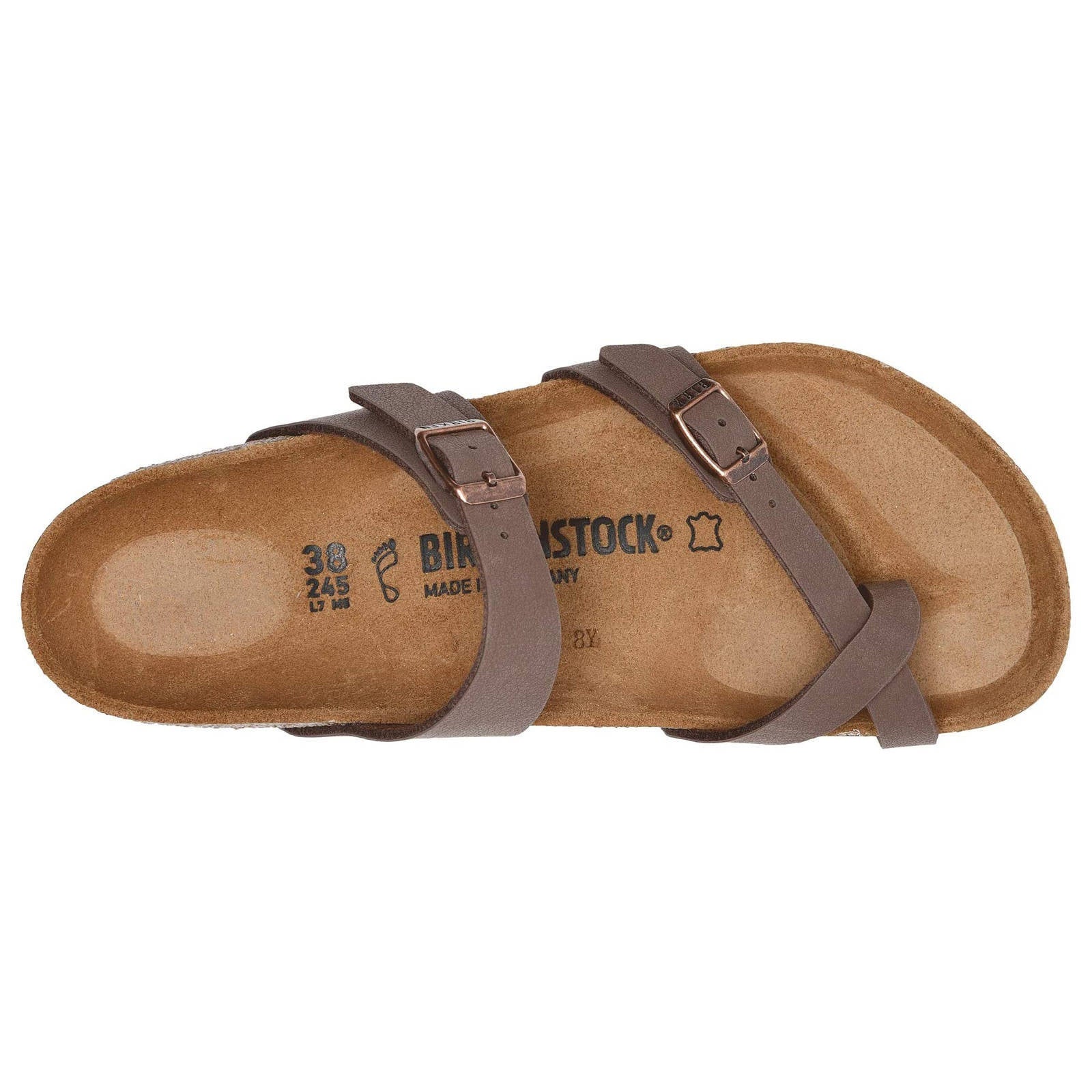 Birkenstock Mayari Birko-Flor Unisex Sandals#color_Mocca