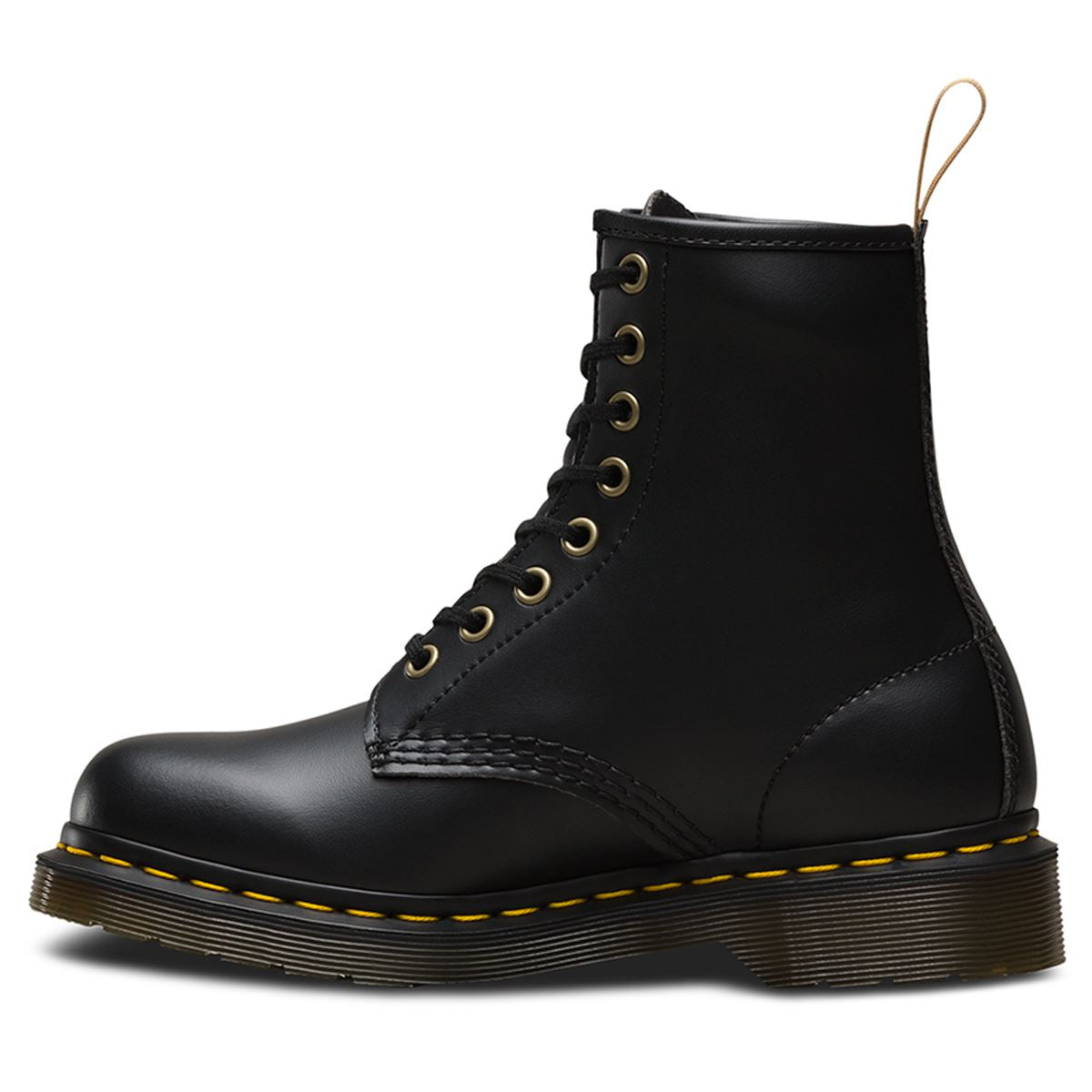 Dr. Martens Vegan 1460 Felix Rub Off 8 Eyelets 14045001 Unisex Boots - Black - 6.5#color_black