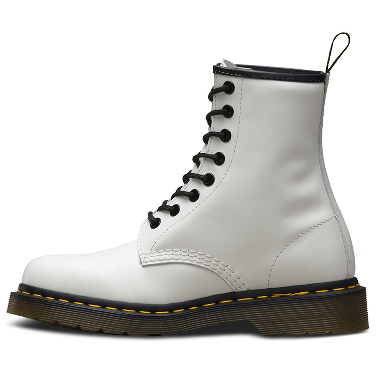 Dr. Martens 1460 11822100 Smooth Leather Unisex Boots - White - 8#color_white