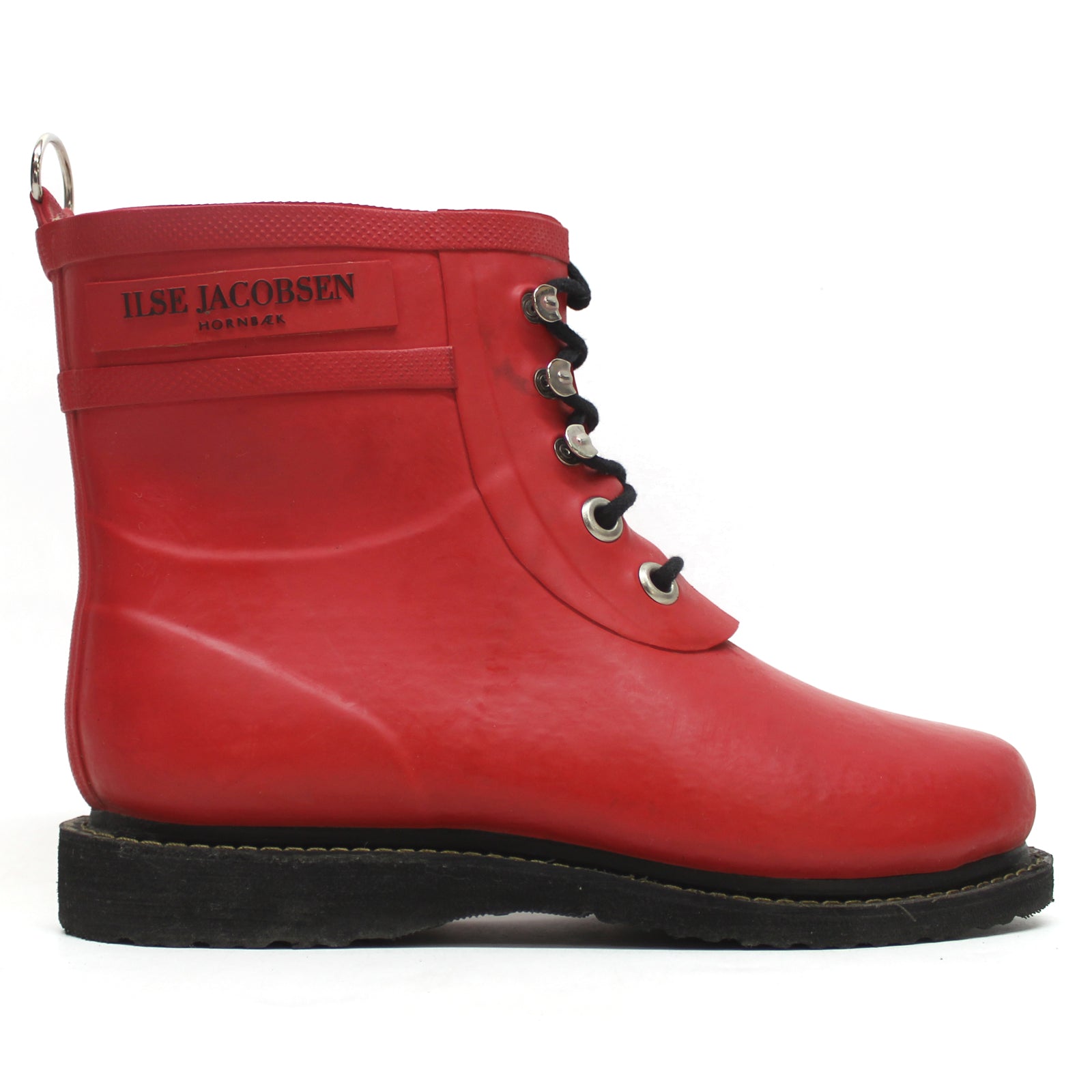 Ilse Jacobsen Rub2 Rubber Womens Boots#color_red