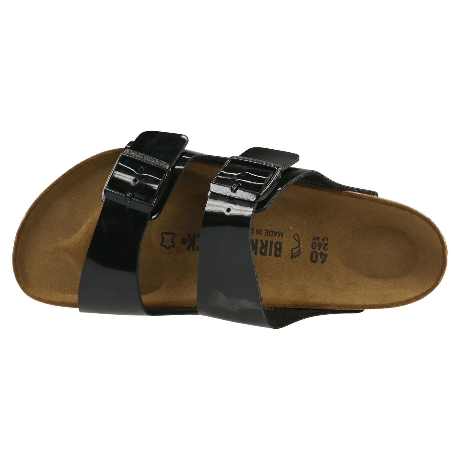 Birkenstock Arizona 1005291 Womens Sandals Black Patent - 7 UK - 9 US -40 EU#color_black patent