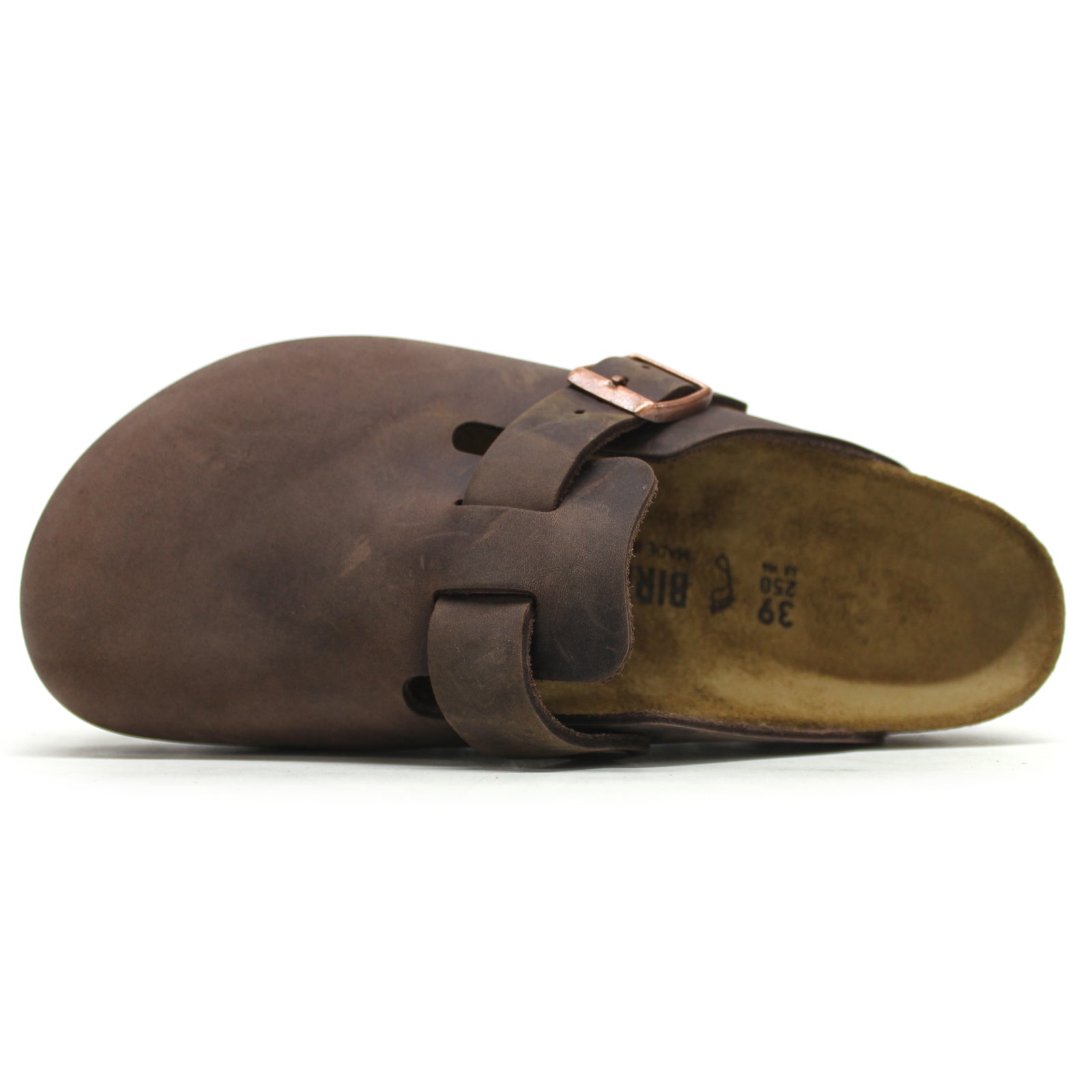 Birkenstock Boston Oiled Leather Unisex Sandals#color_habana