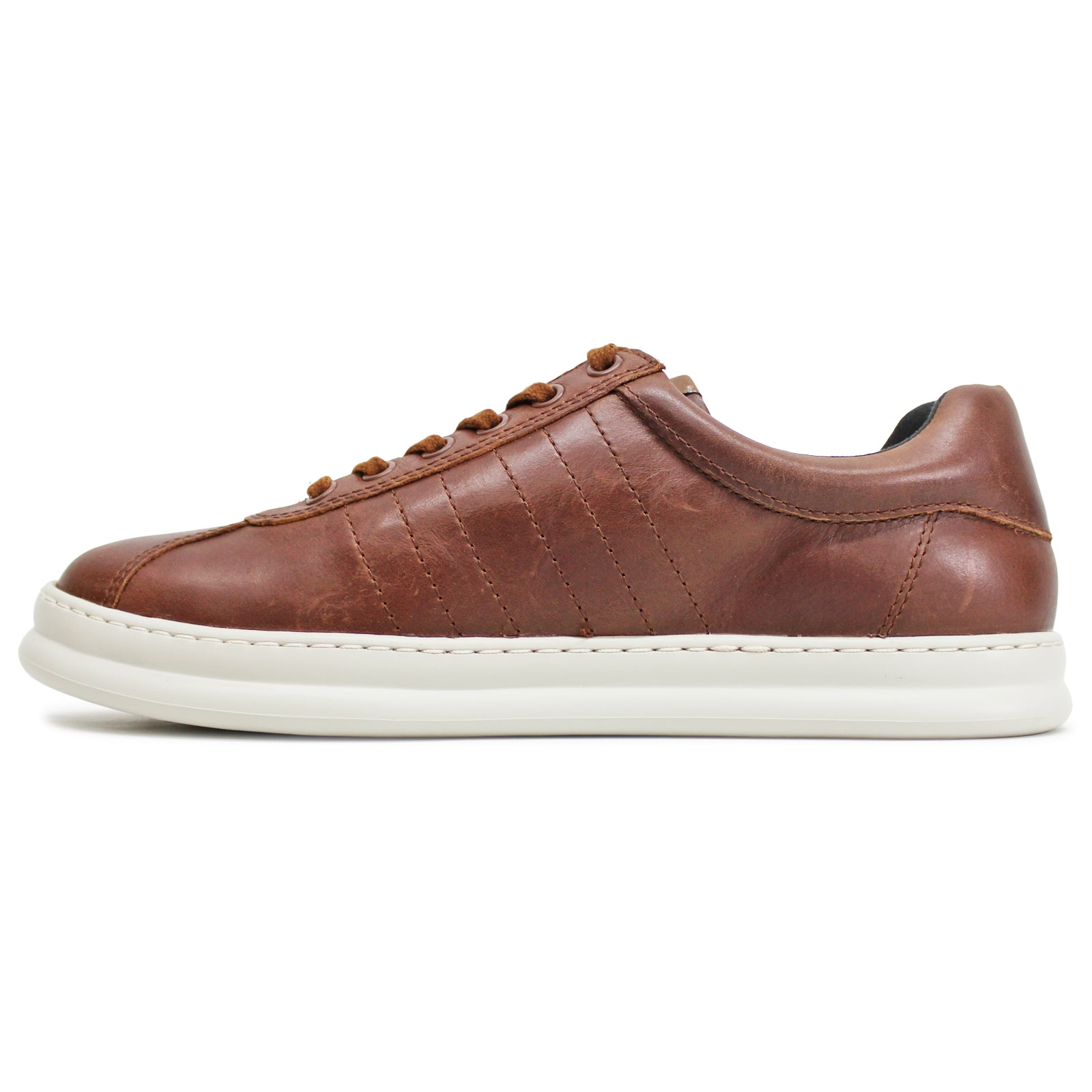 Camper Runner Calfskin Leather Men's Low-Top Trainers#color_cola