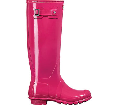 Hunter Original Tall Gloss Rubber Womens Boots#color_pink