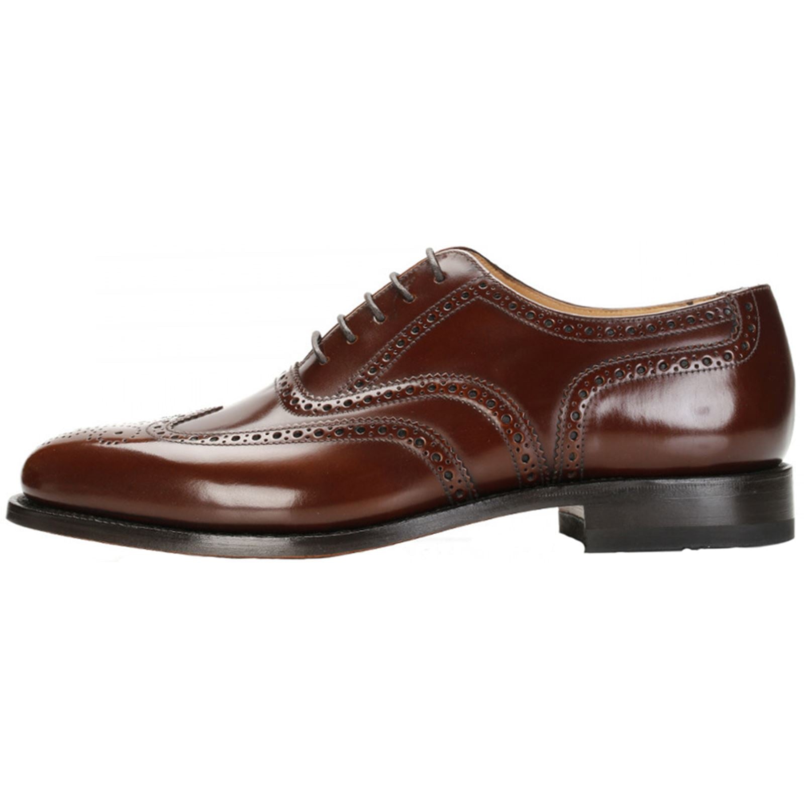 Loake 202 202T-G Leather Mens Shoes - Brown - W - 41#color_brown