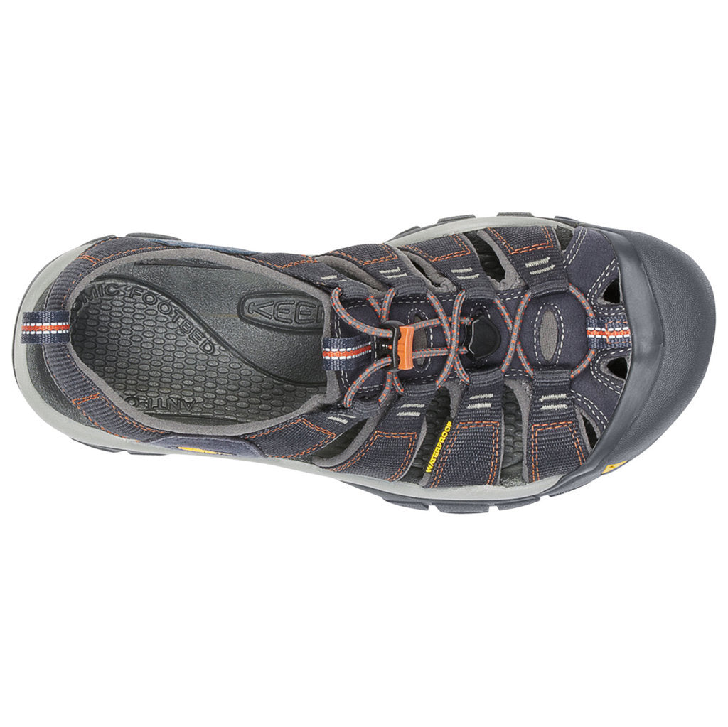 Keen Newport H2 Textile Mens Sandals#color_india ink rust