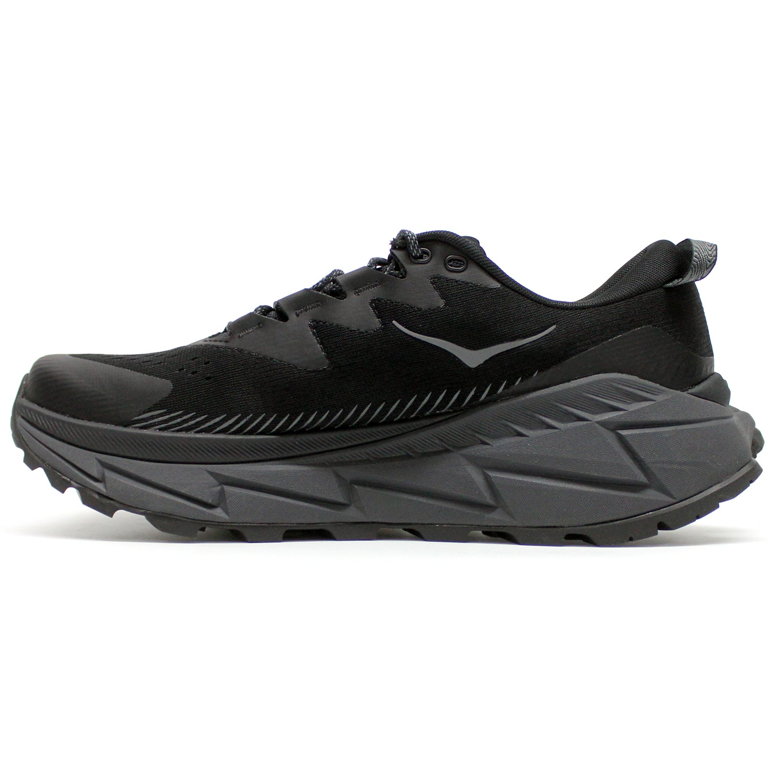 Hoka Skyline Float X Textile Synthetic Men's Running Shoes#color_black black