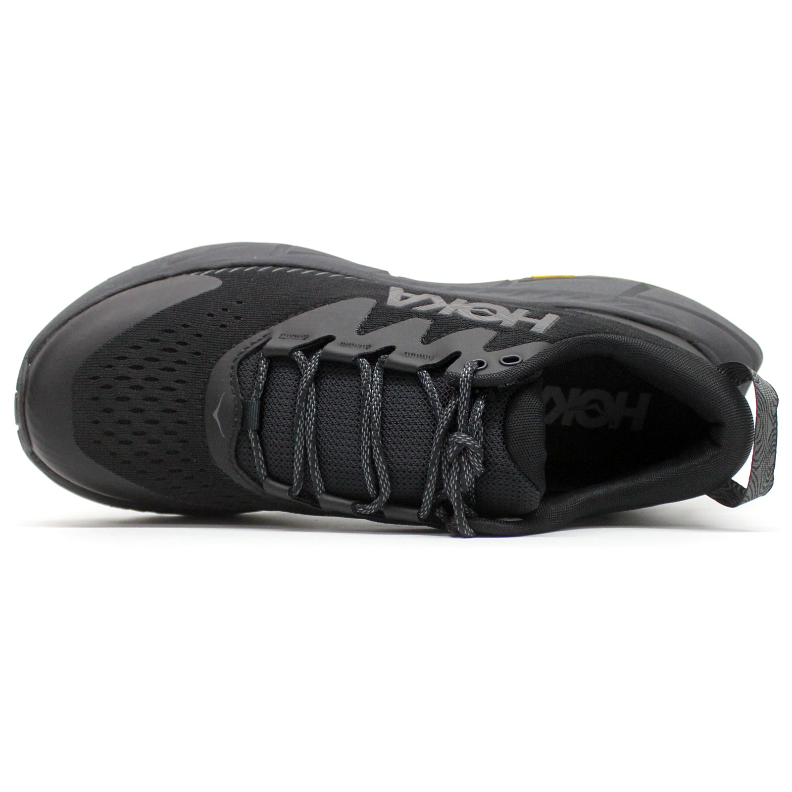 Hoka Skyline Float X Textile Synthetic Men's Running Shoes#color_black black