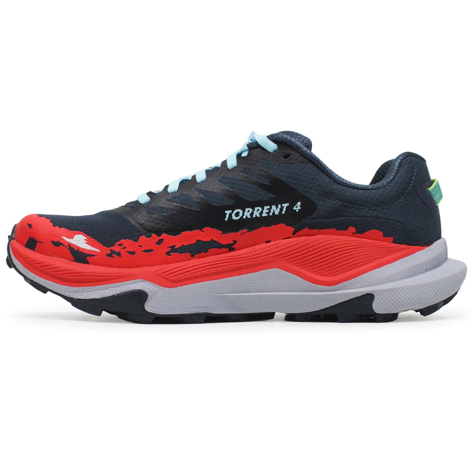 Hoka Torrent 4 Textile Synthetic Mens Trainers#color_stormy skies cerise