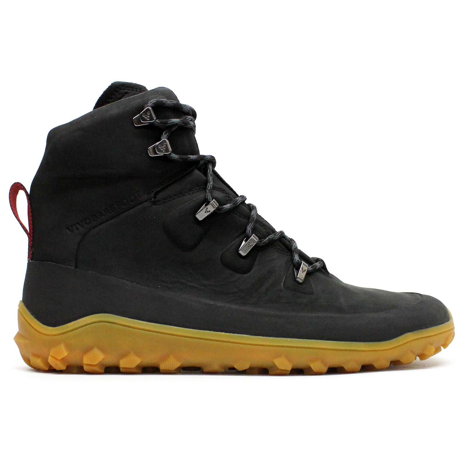 Vivobarefoot Tracker Leather AT Wild Hide Mens Boots#color_obsidian