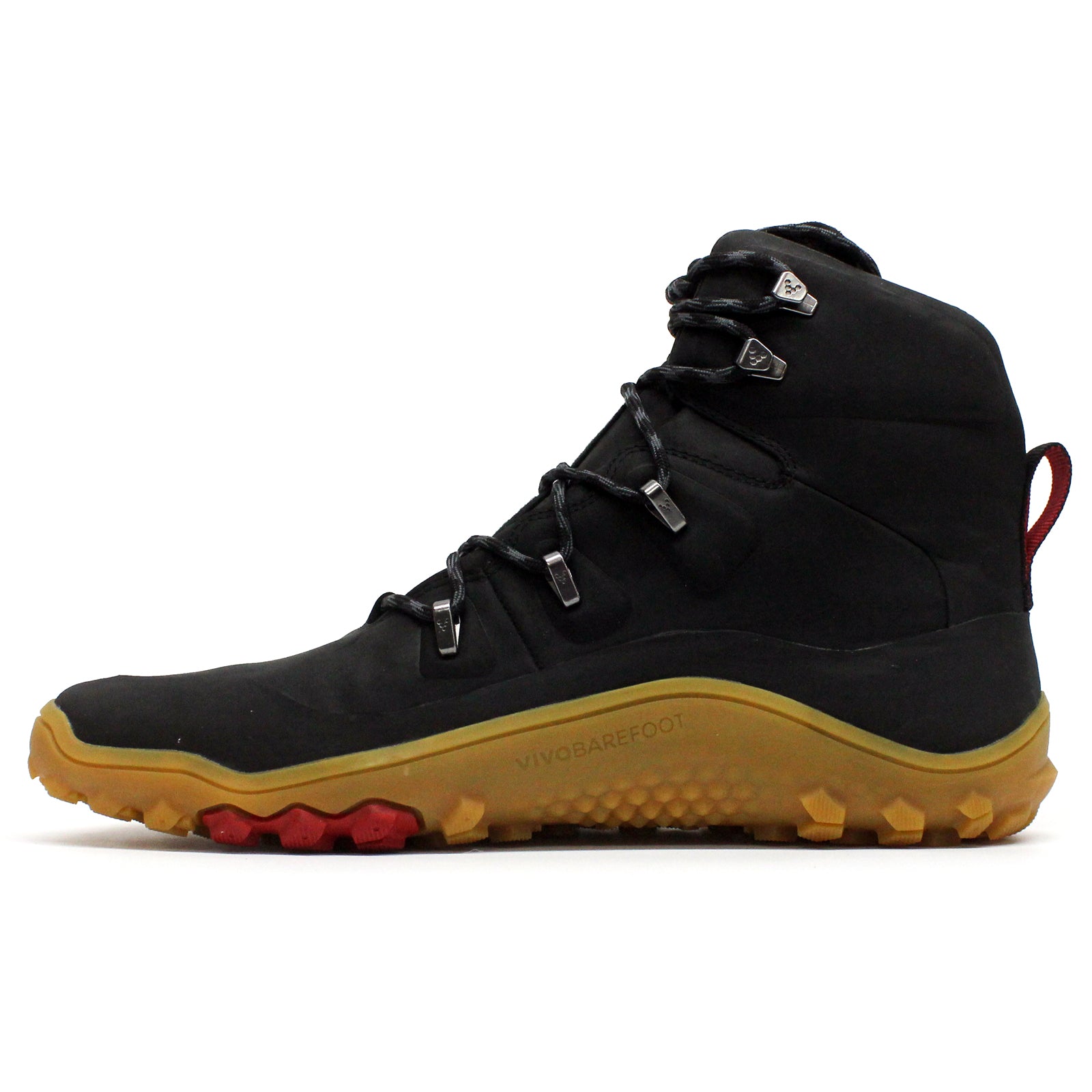 Vivobarefoot Tracker Leather AT Wild Hide Mens Boots#color_obsidian