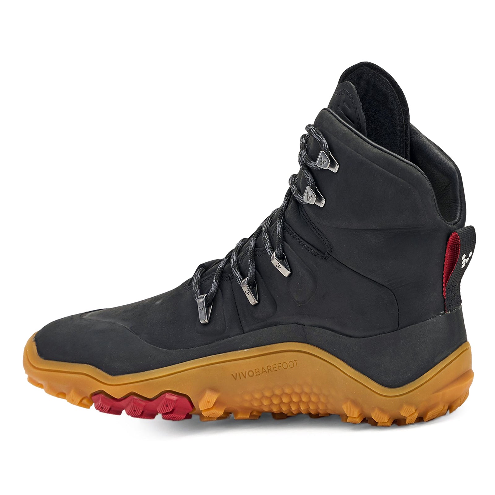 Vivobarefoot Tracker Leather AT Wild Hide Mens Boots#color_obsidian