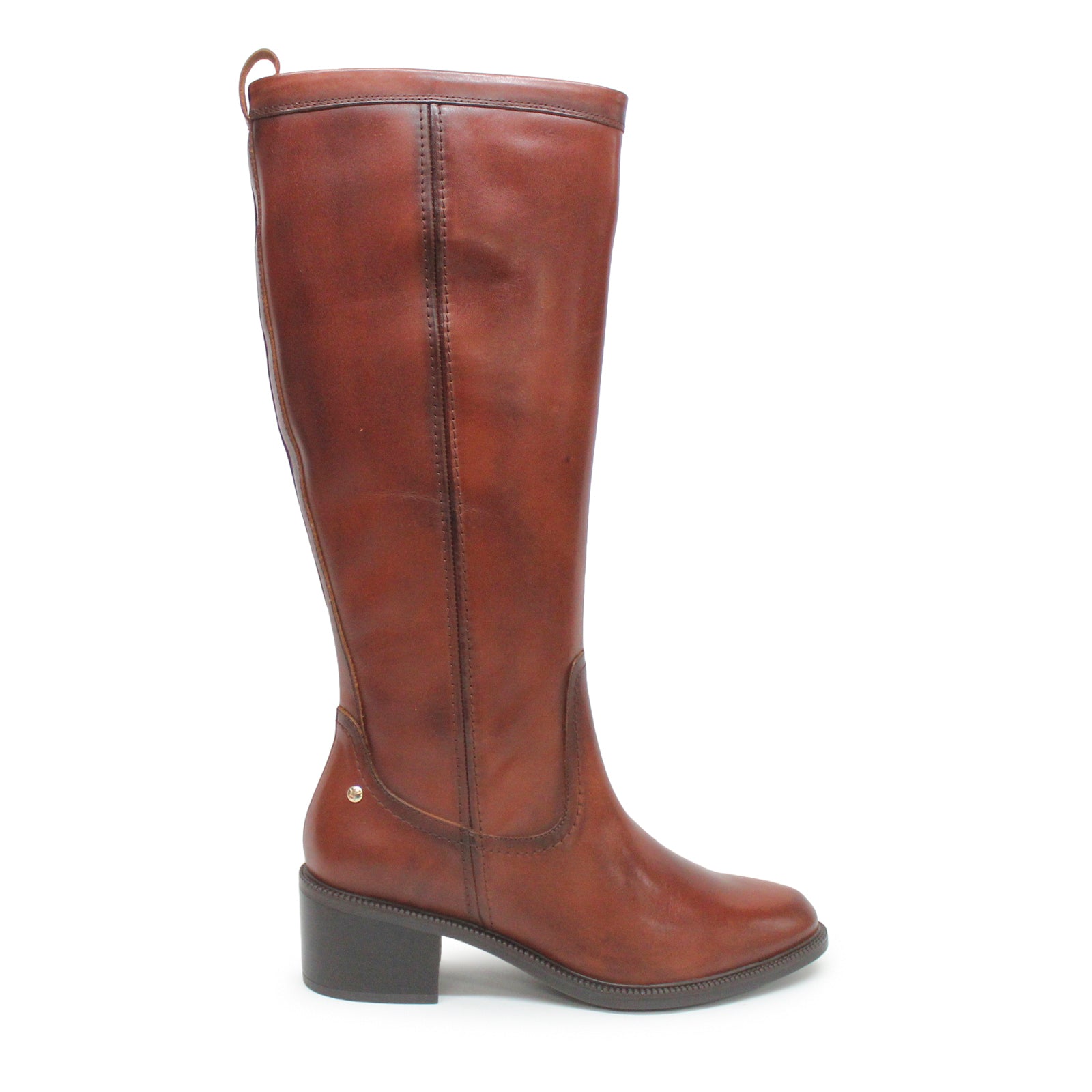 Pikolinos Bacarot W2D-9640 Leather Womens Boots#color_cognac