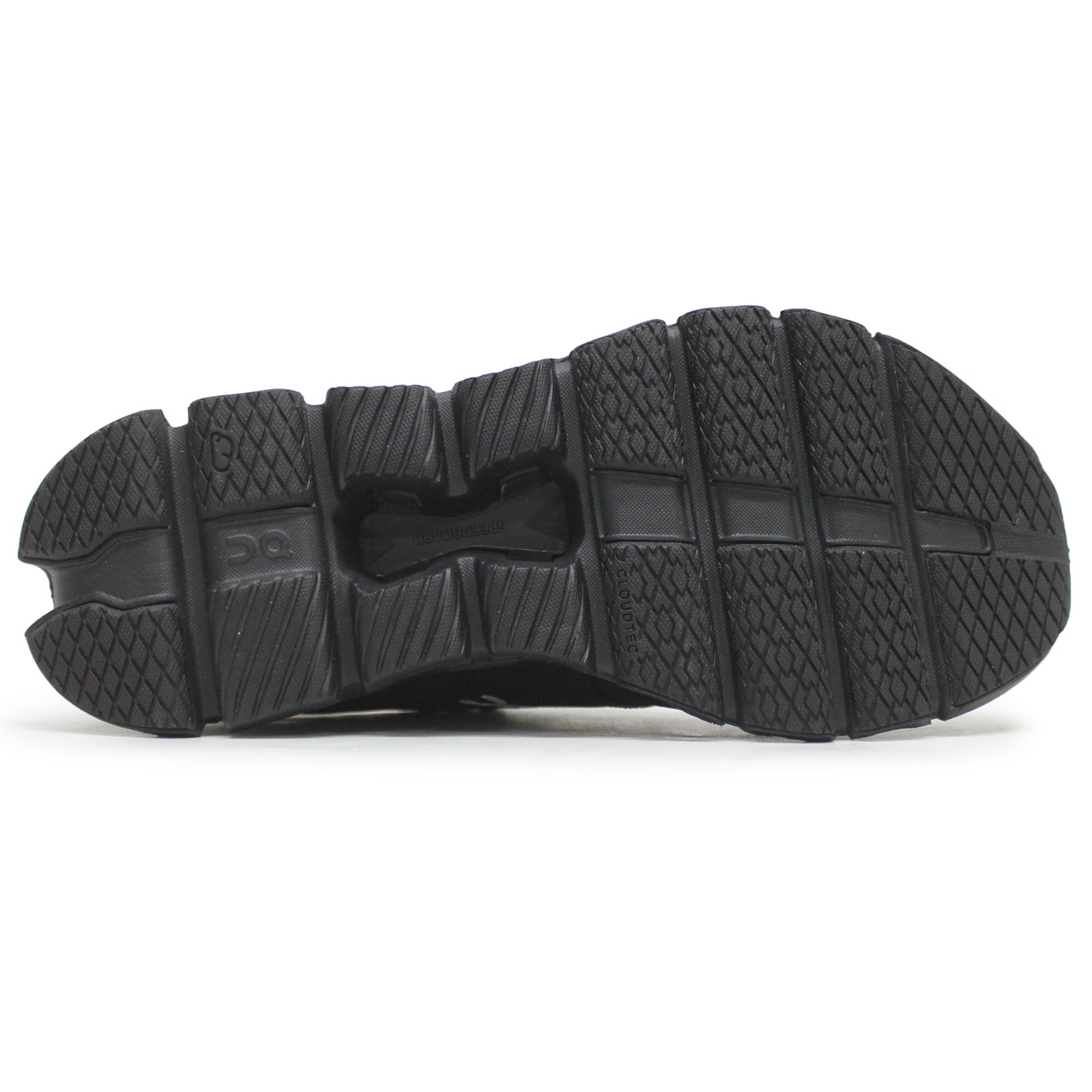 On Cloud X 4 Textile Synthetic Mens Trainers#color_black eclps