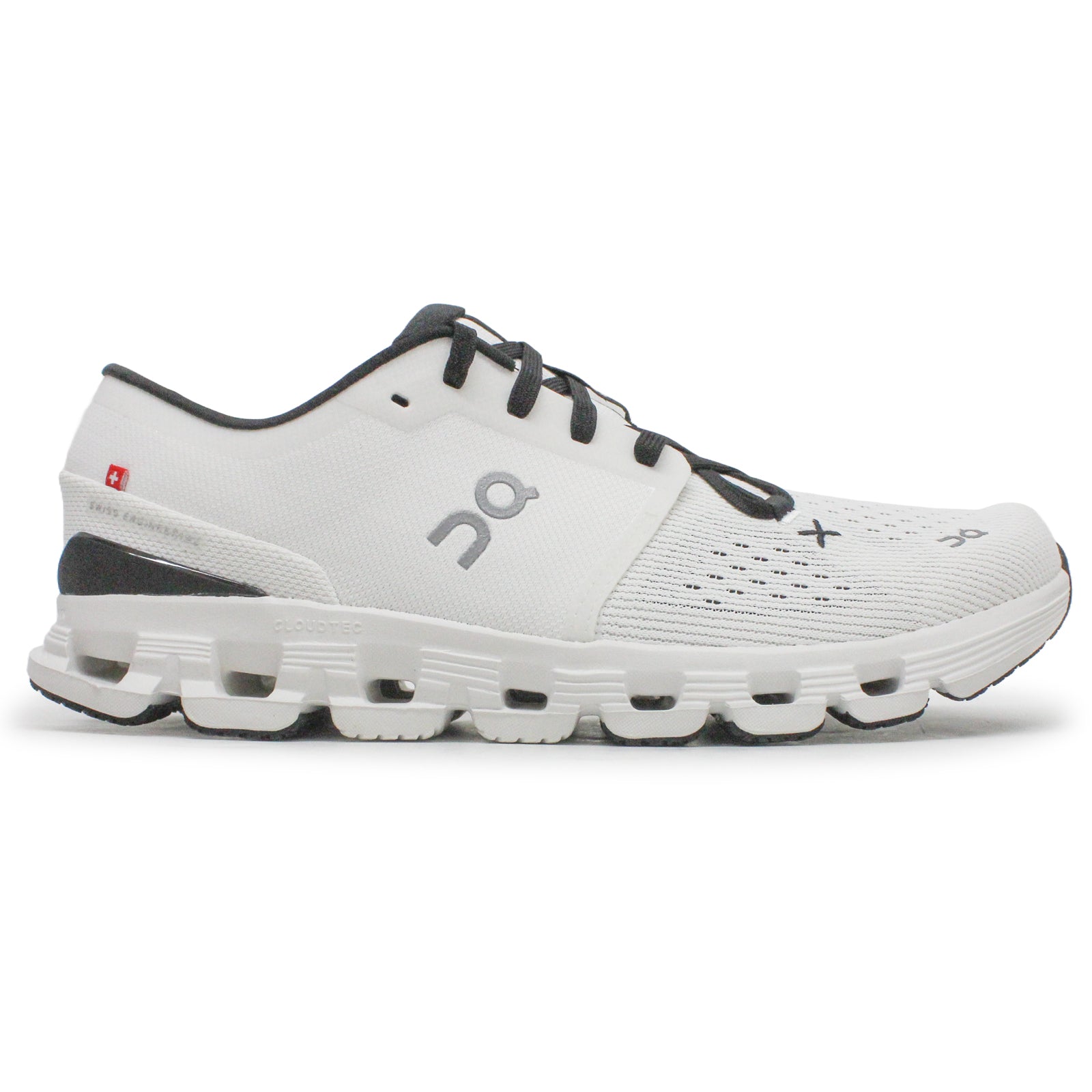 On Cloud X 4 Textile Synthetic Men's Running Shoes#color_ivory black