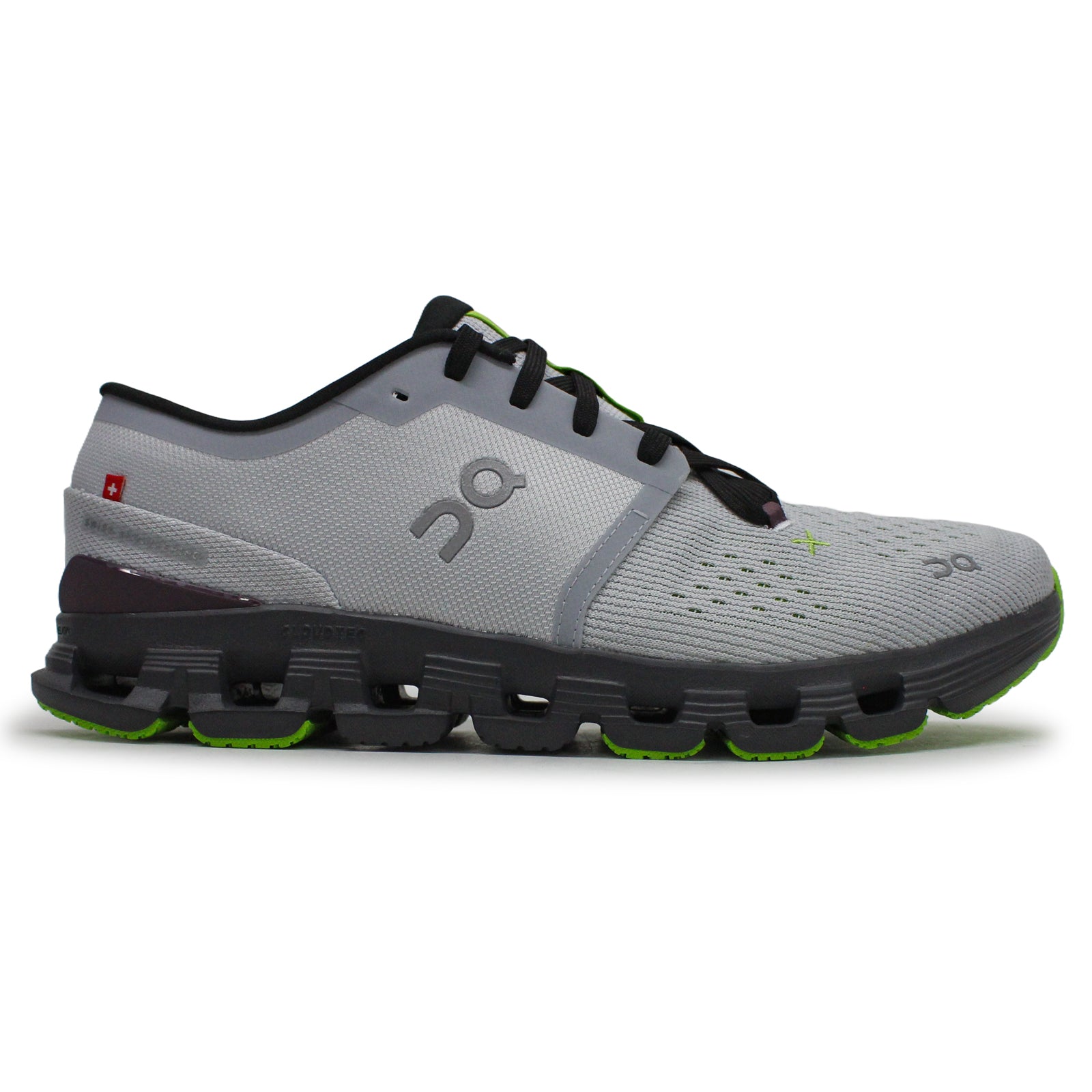 On Cloud X 4 Textile Synthetic Mens Trainers#color_glacier eclps