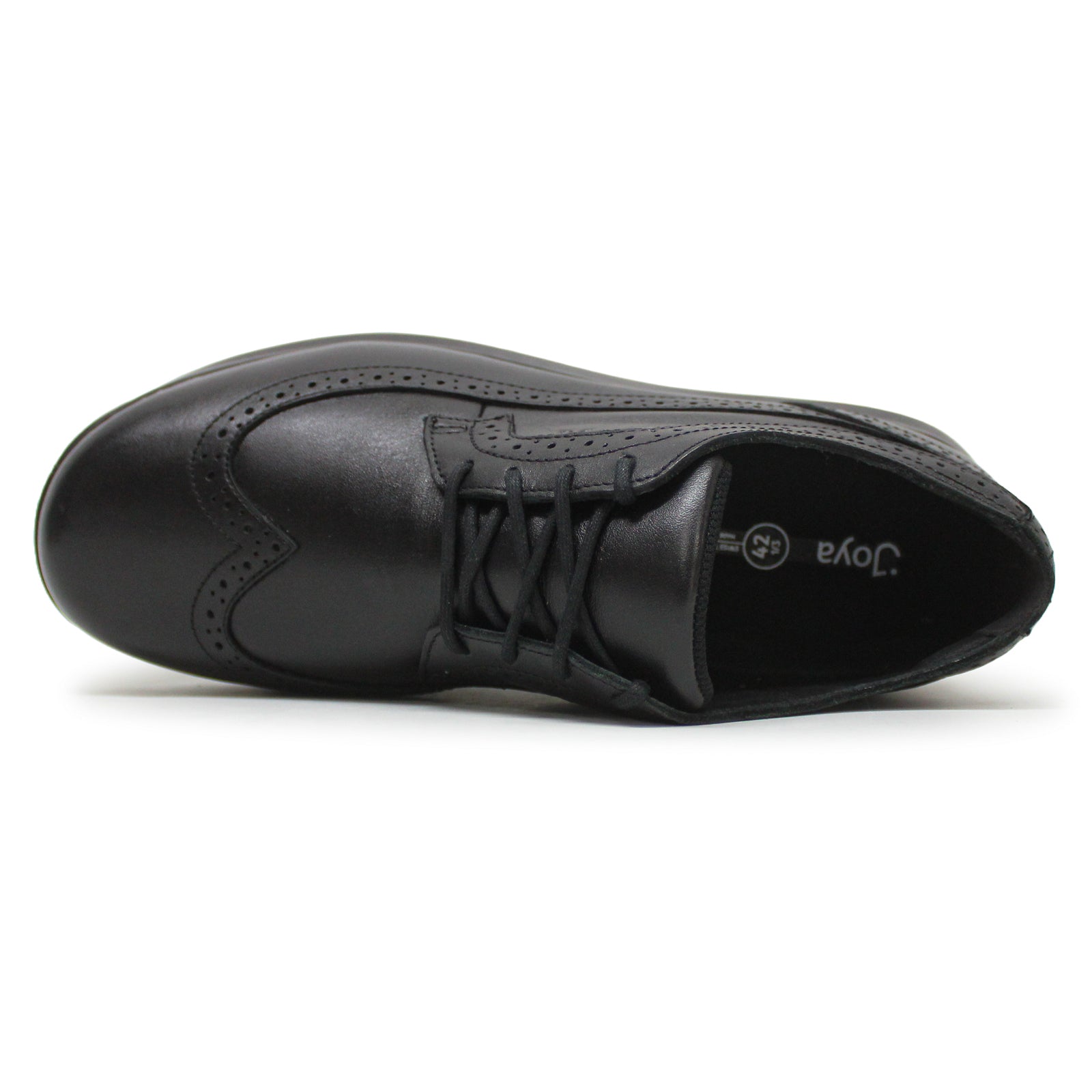 Joya Paso Fino III Leather Mens Shoes#color_black