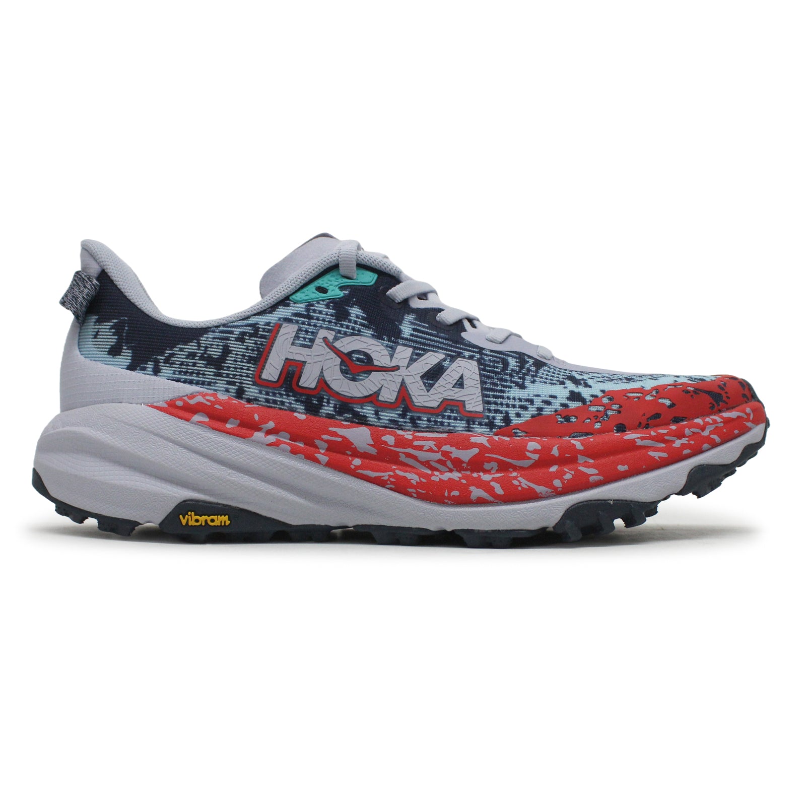 Hoka Speedgoat 6 Textile Men's Running Shoes#color_gull stormy skies