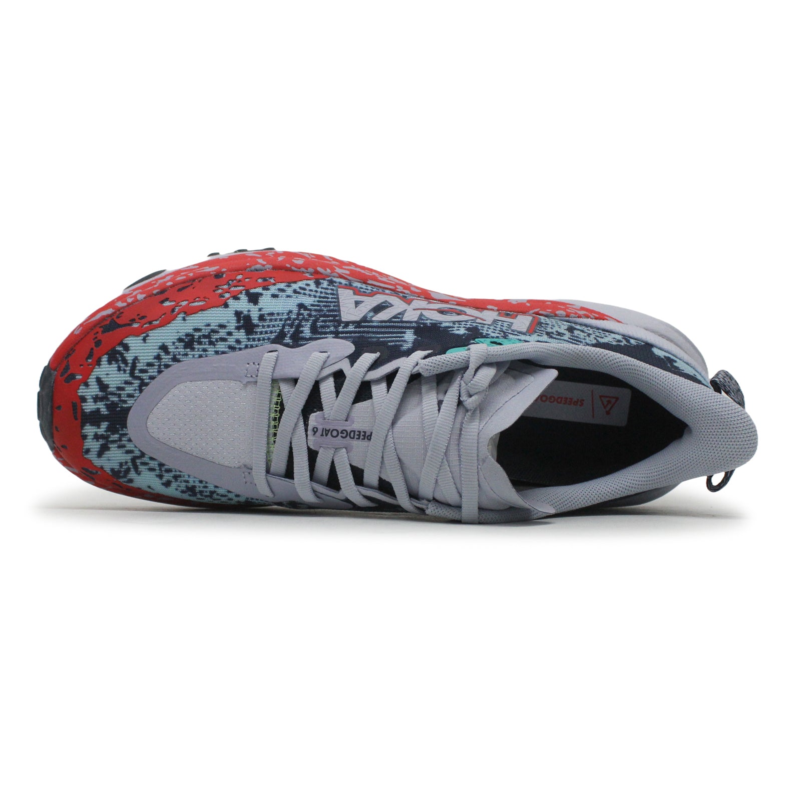 Hoka Speedgoat 6 Textile Mens Trainers#color_gull stormy skies