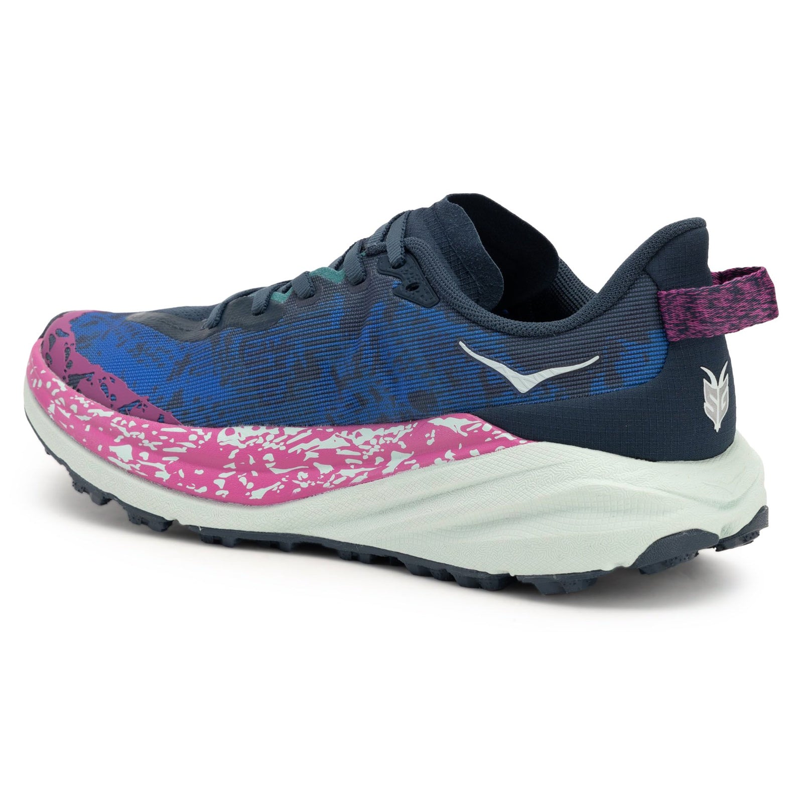 Hoka Speedgoat 6 Textile Mens Trainers#color_stormy skies aqua breeze