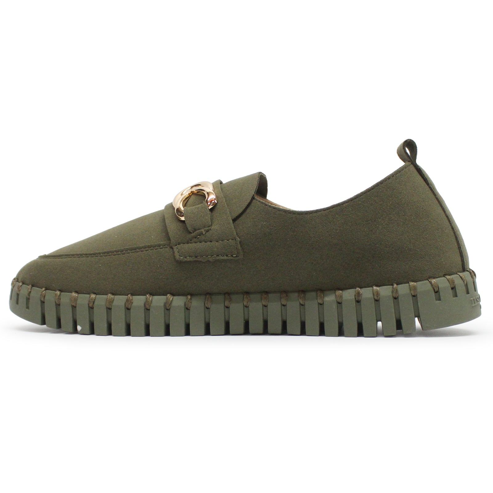 Ilse Jacobsen Tulip 3976 Textile Womens Shoes#color_deep olive deep olive