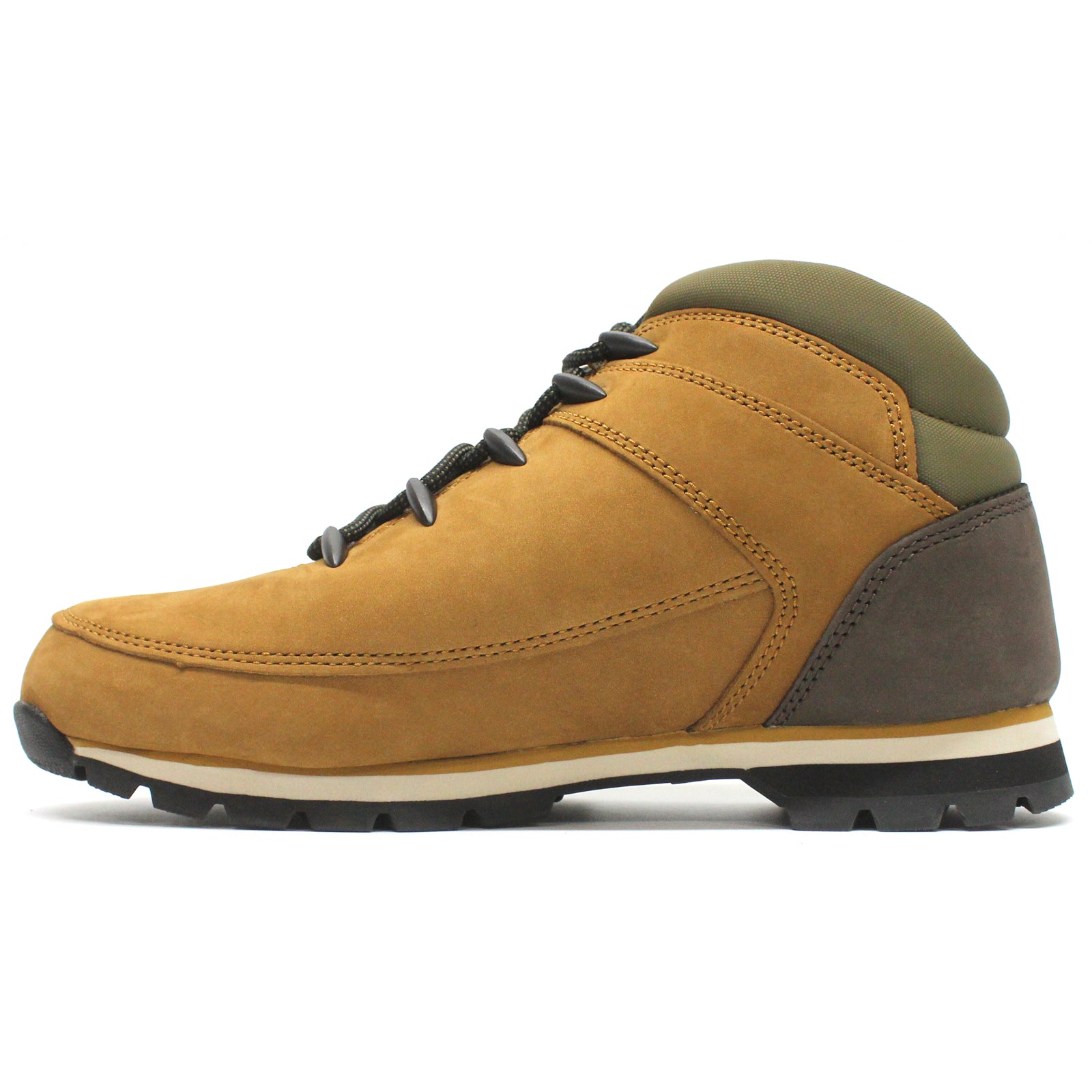 Timberland Euro Sprint Mid Leather Synthetic Mens Boots#color_medium brown