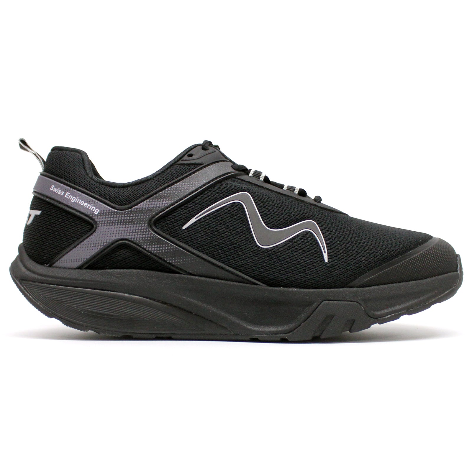 MBT Sport 4 III Leather Textile Mens Trainers#color_black