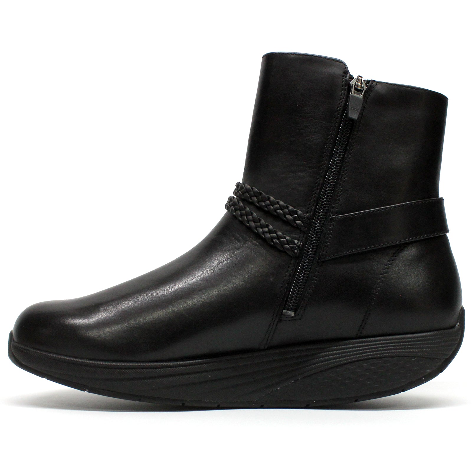 MBT Uki Nappa Leather Womens Boots#color_black