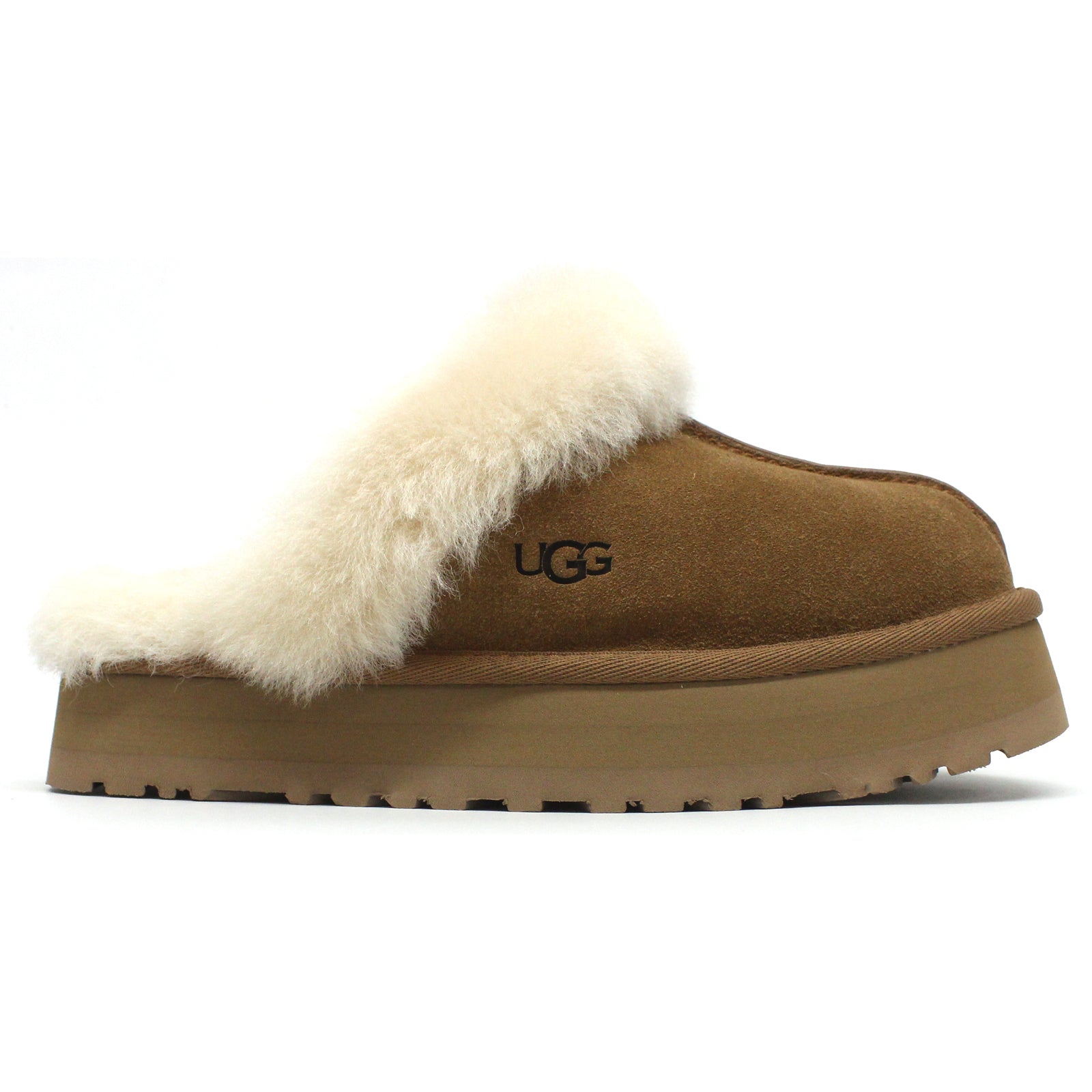 Ugg Disquette Suede Womens Sandals#color_chestnut