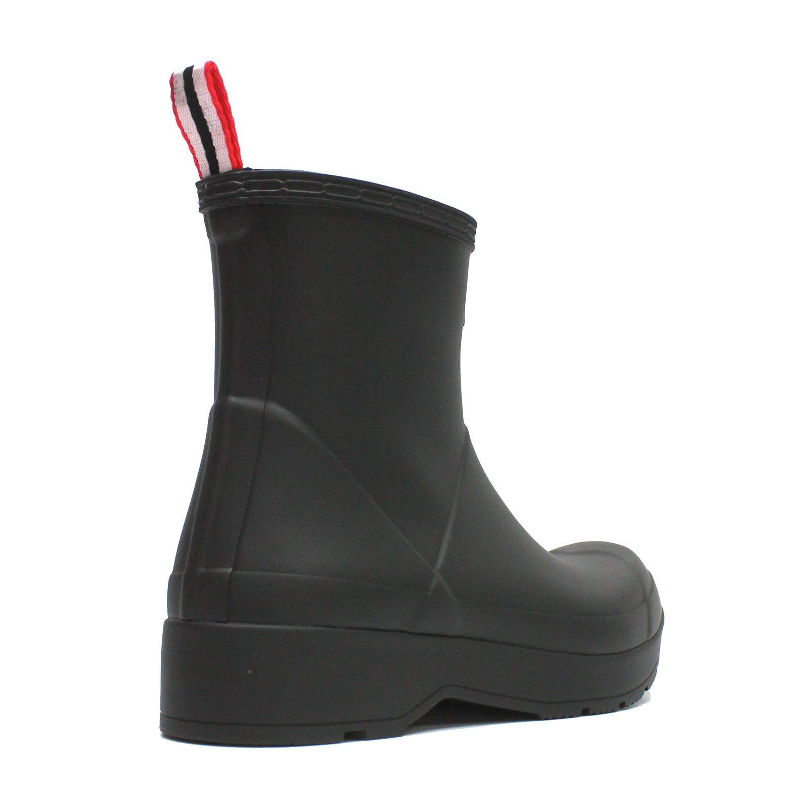 Hunter Play Short Wellington Rubber Mens Boots#color_black