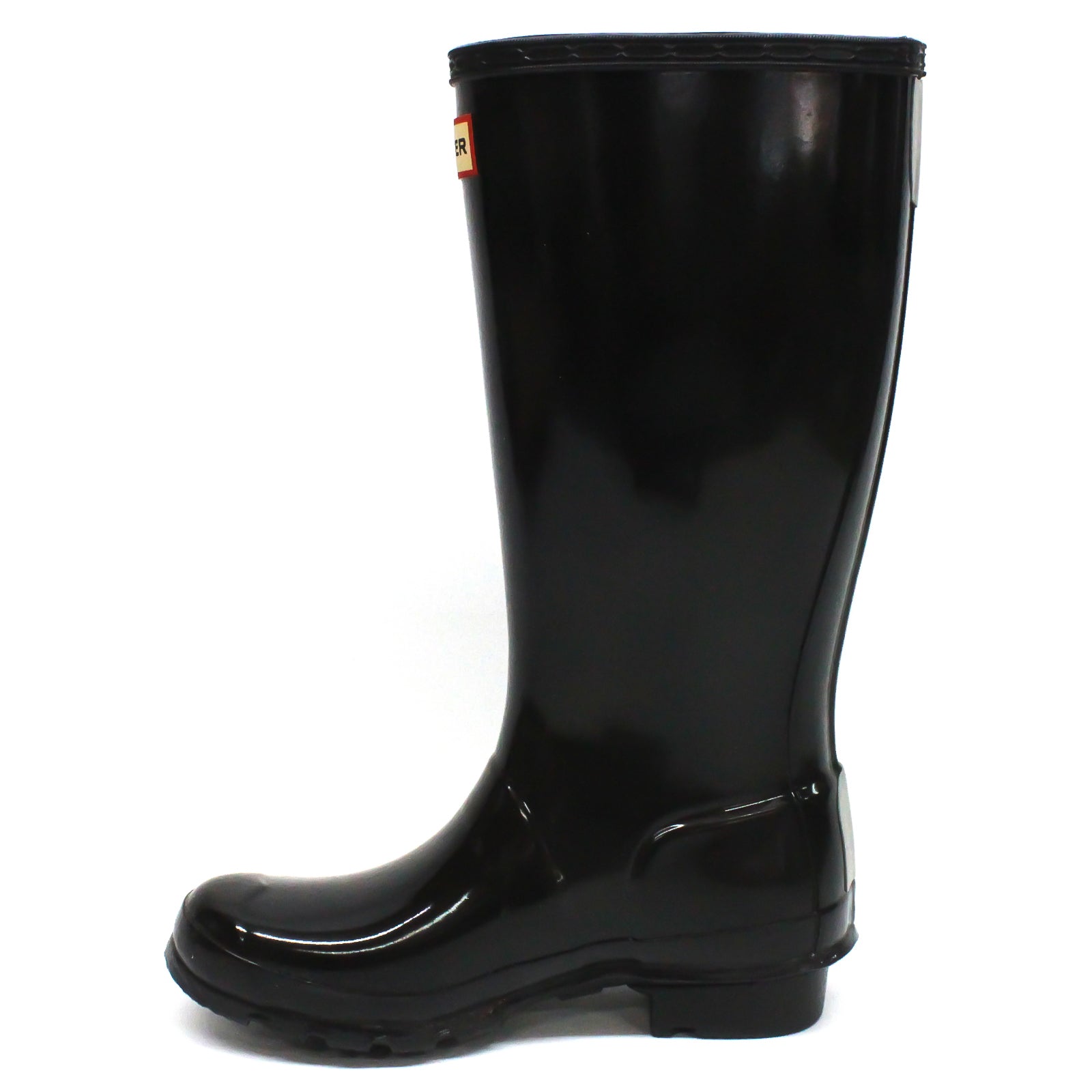 Hunter Original Gloss Rubber Kids Boots#color_black