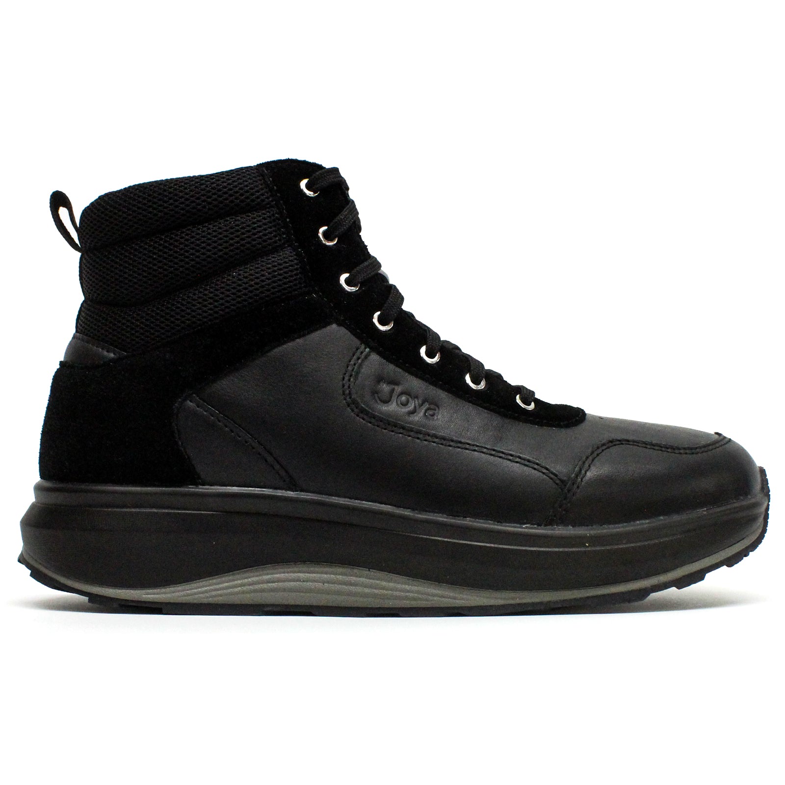 Joya Dublin Nubuck Leather Womens Boots#color_black