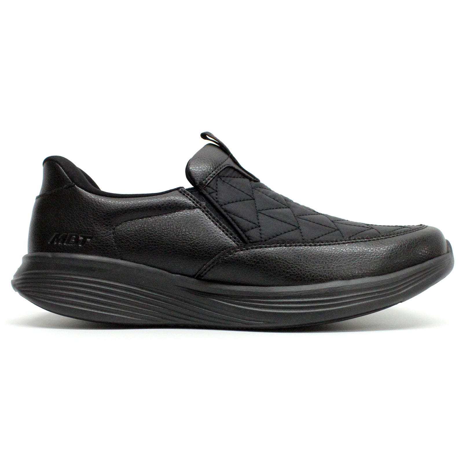 MBT SF-3000 Leather Textile Mens Shoes#color_black black