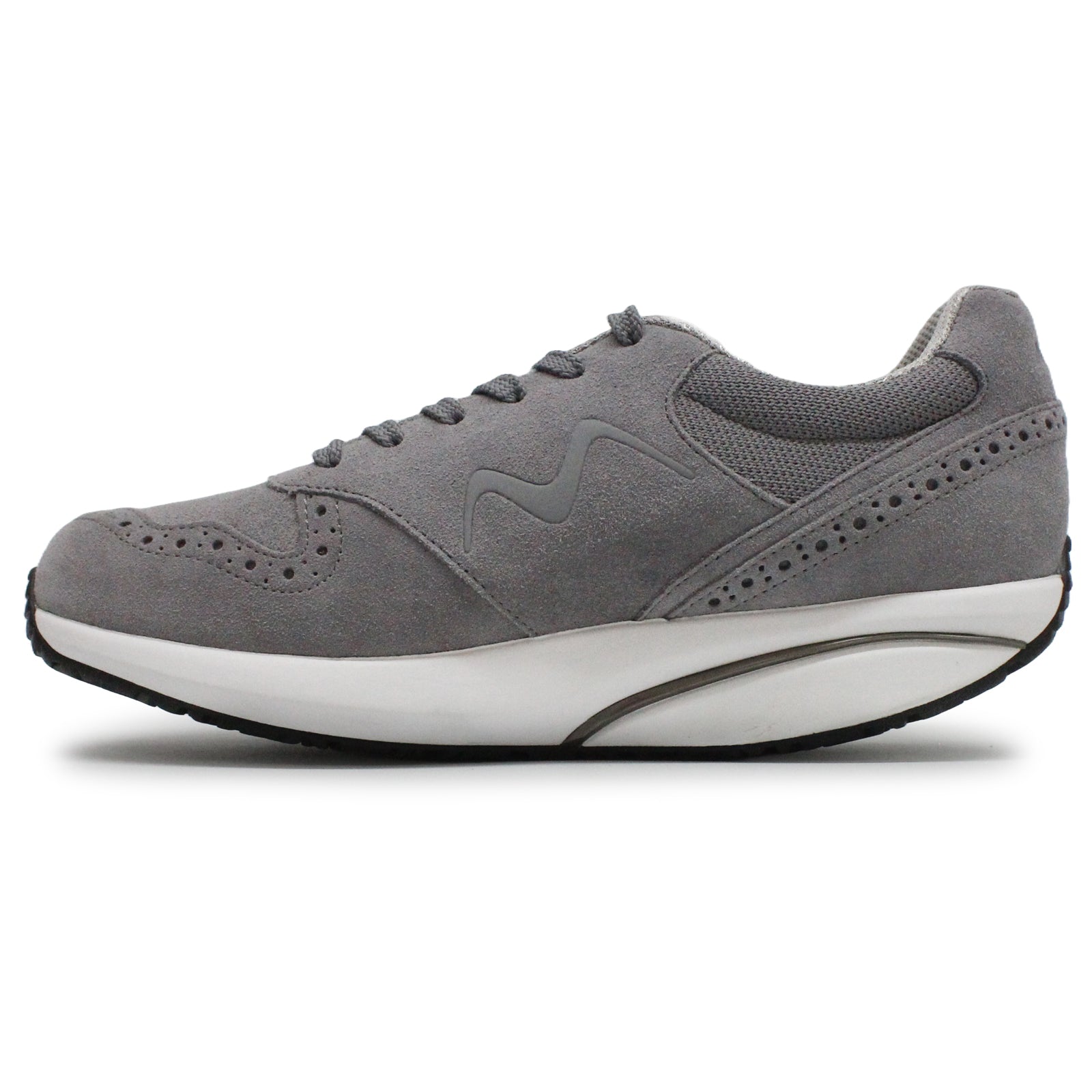 MBT Yuna Suede Mesh Womens Trainers#color_grey