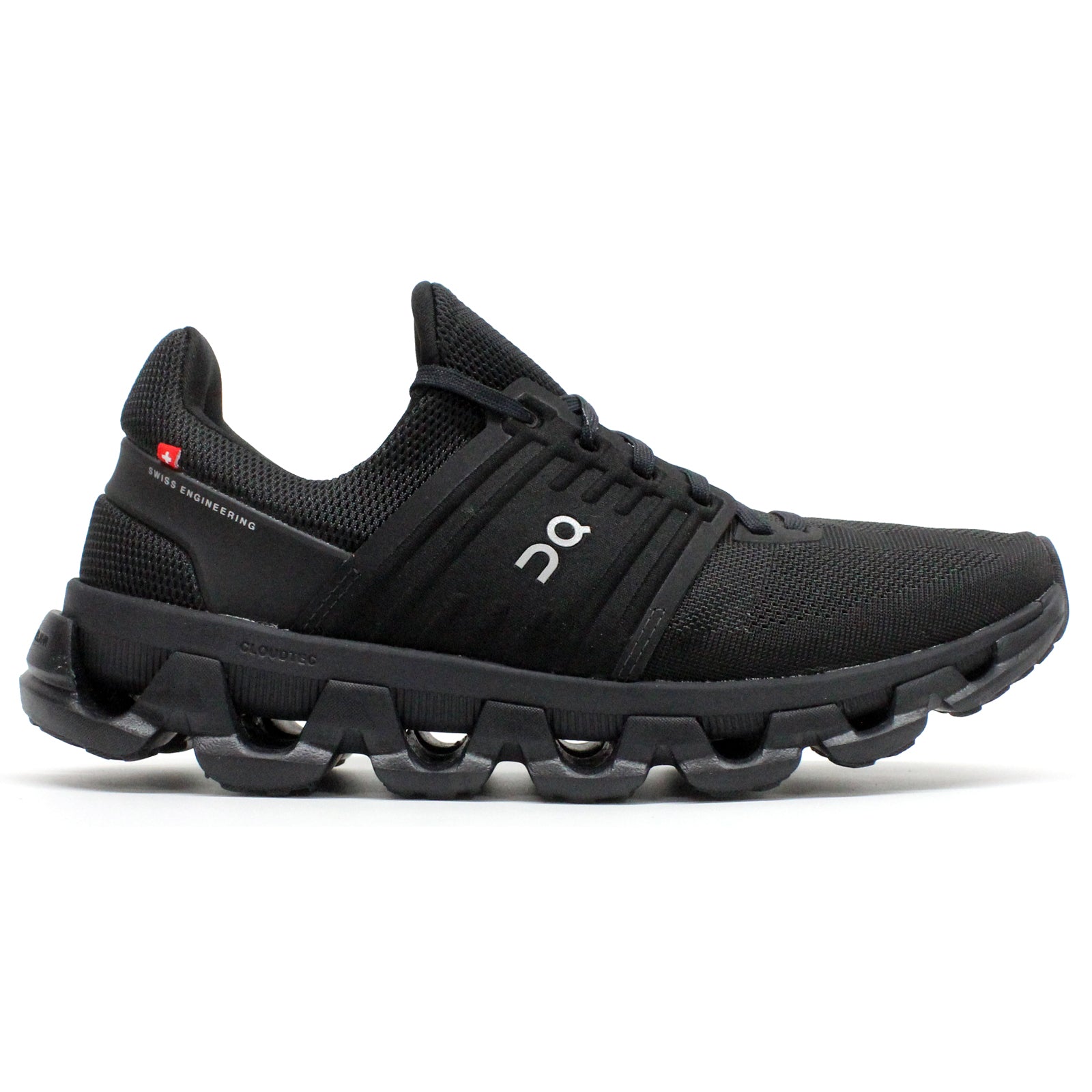 On Cloudswift 3 AD Textile Synthetic Men's Running Shoes#color_all black