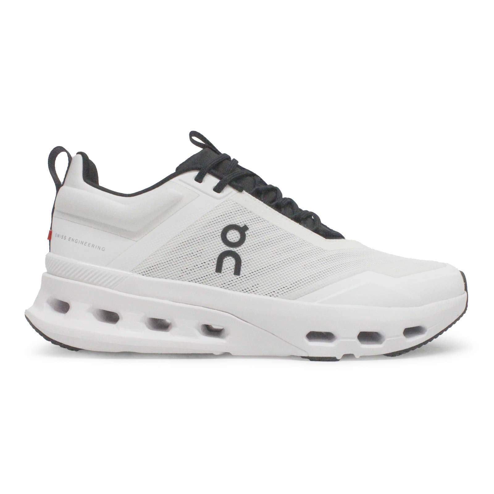 On Cloudnova X Textile Synthetic Men's Running Shoes#color_white black