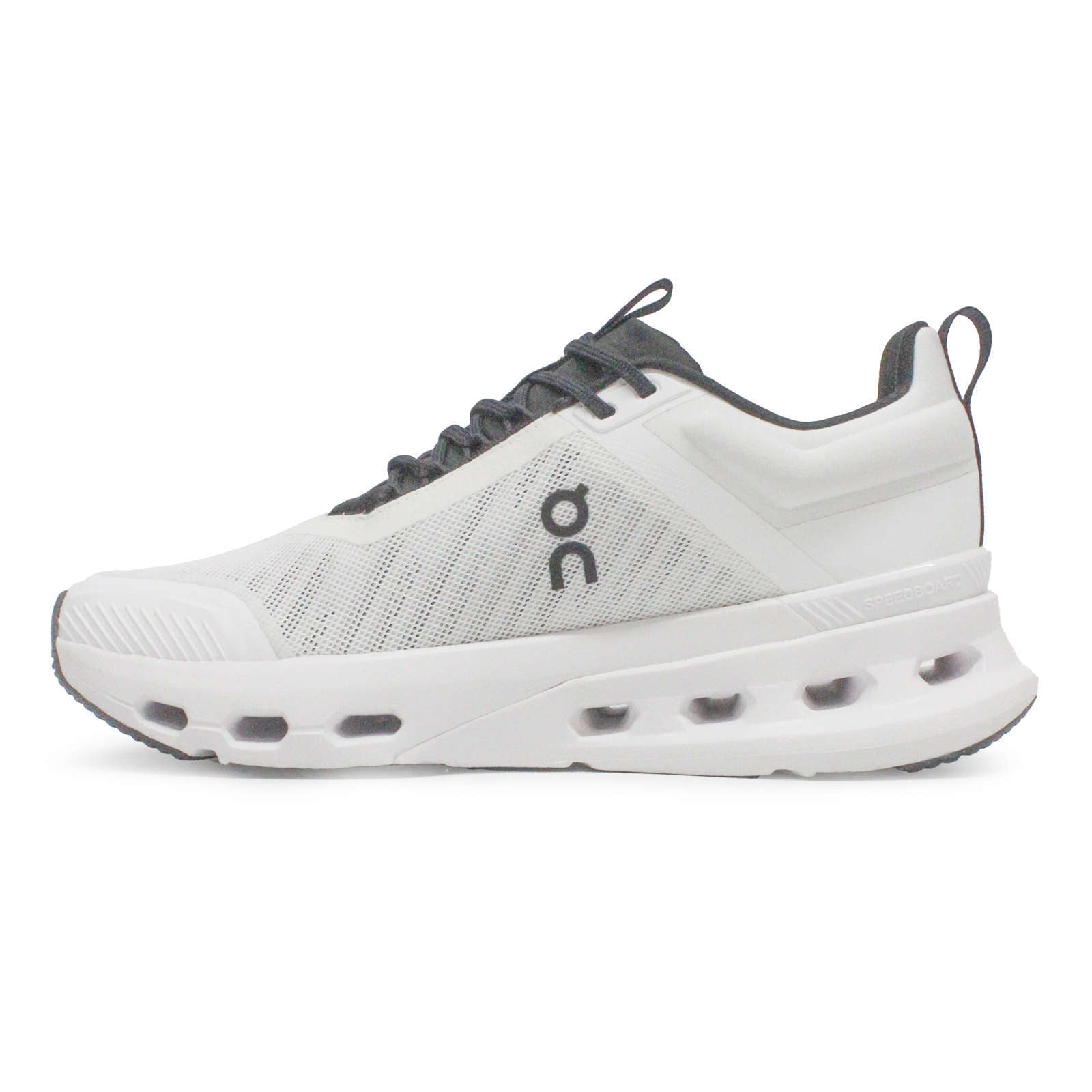 On Cloudnova X Textile Synthetic Men's Running Shoes#color_white black