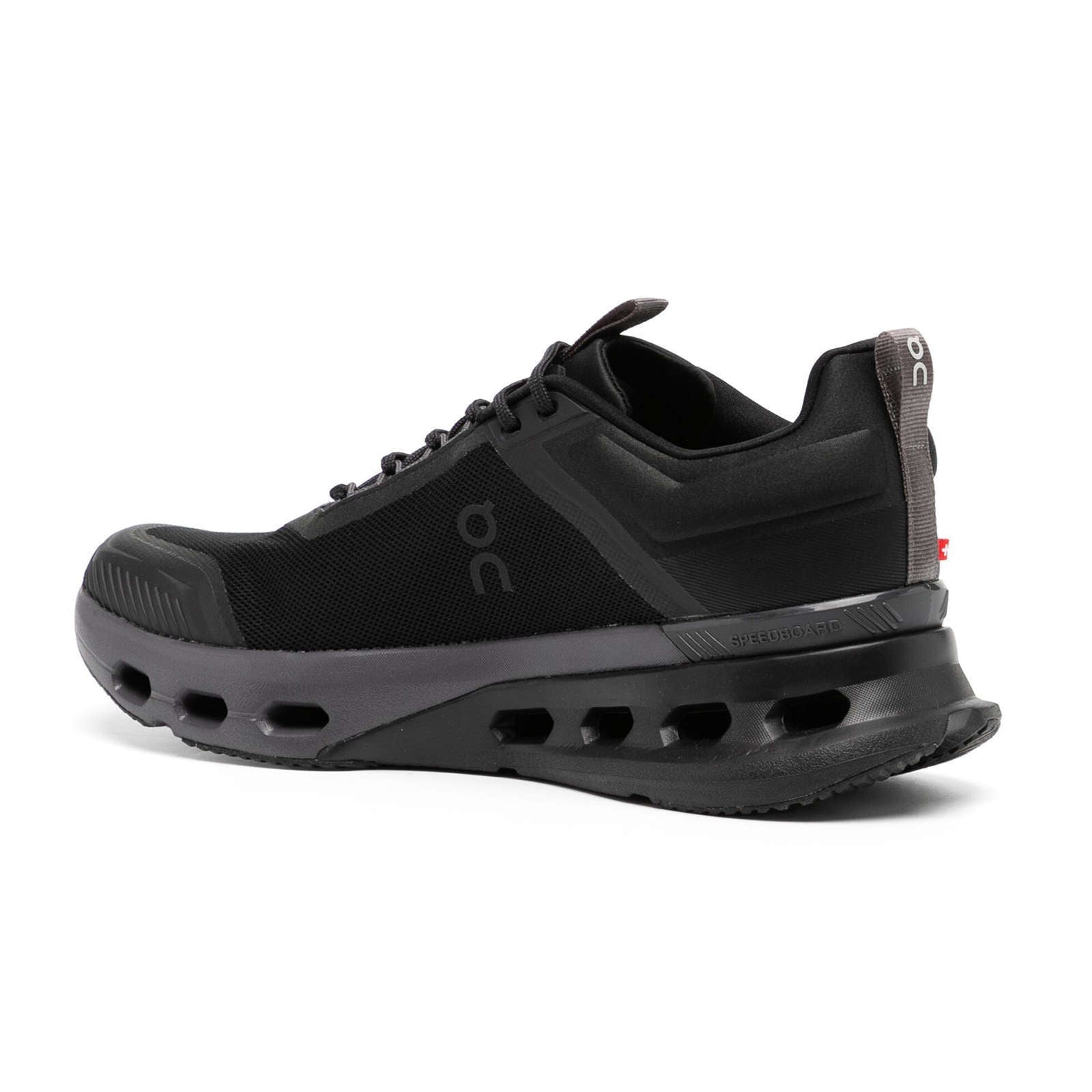 On Cloudnova X Textile Synthetic Womens Trainers#color_black eclps