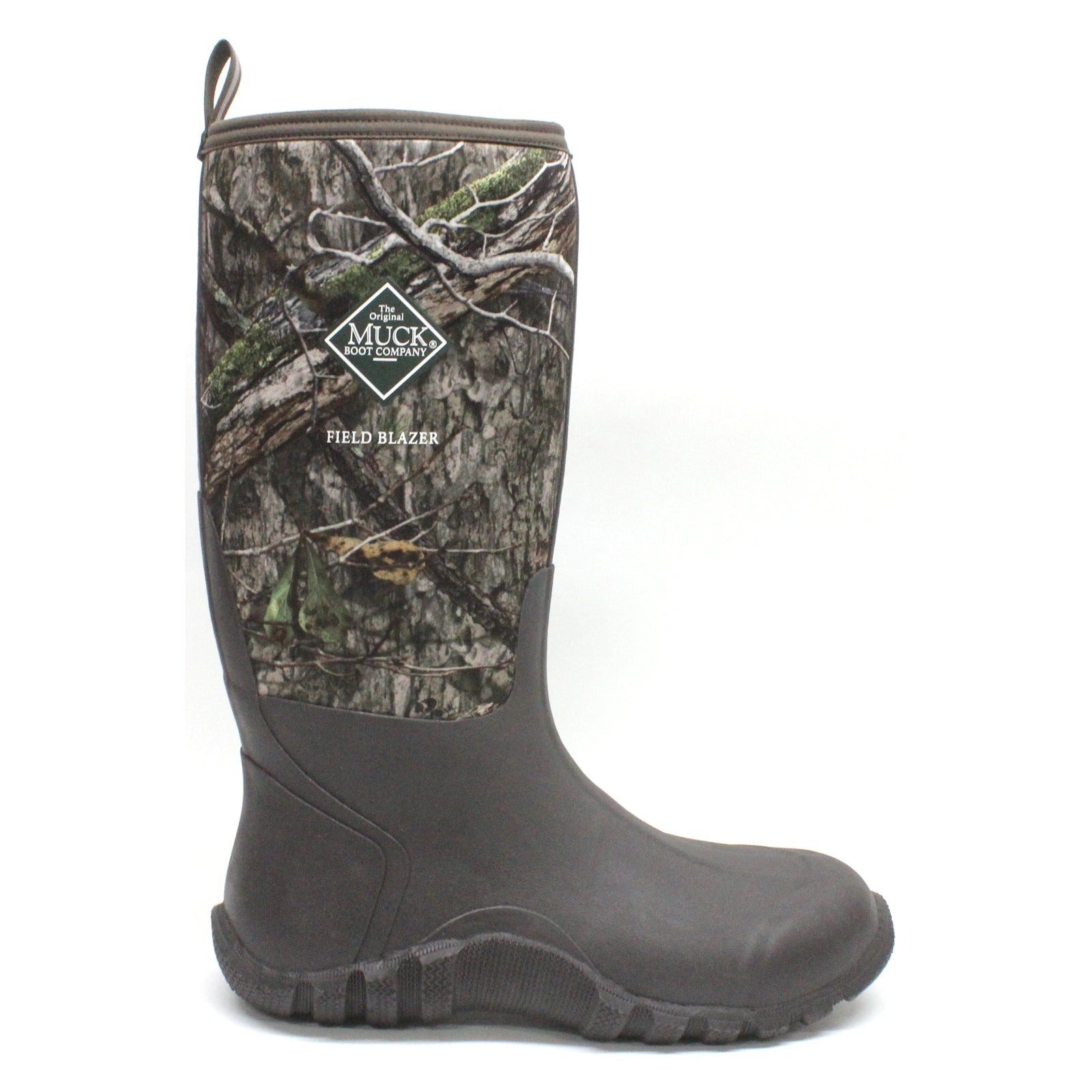 Muck Boot Fieldblazer Classic Rubber Synthetic Mens Boots#color_mossy oak country dna