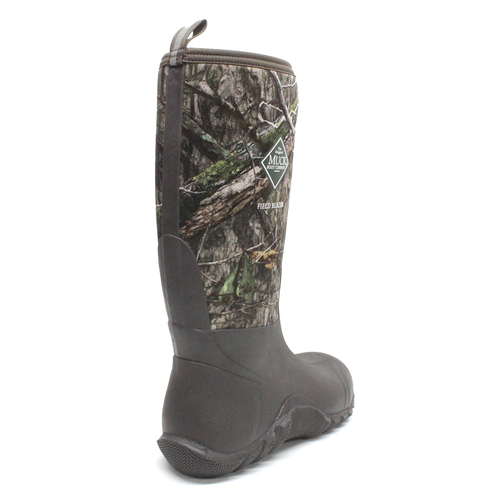 Muck Boot Fieldblazer Classic Rubber Synthetic Mens Boots#color_mossy oak country dna