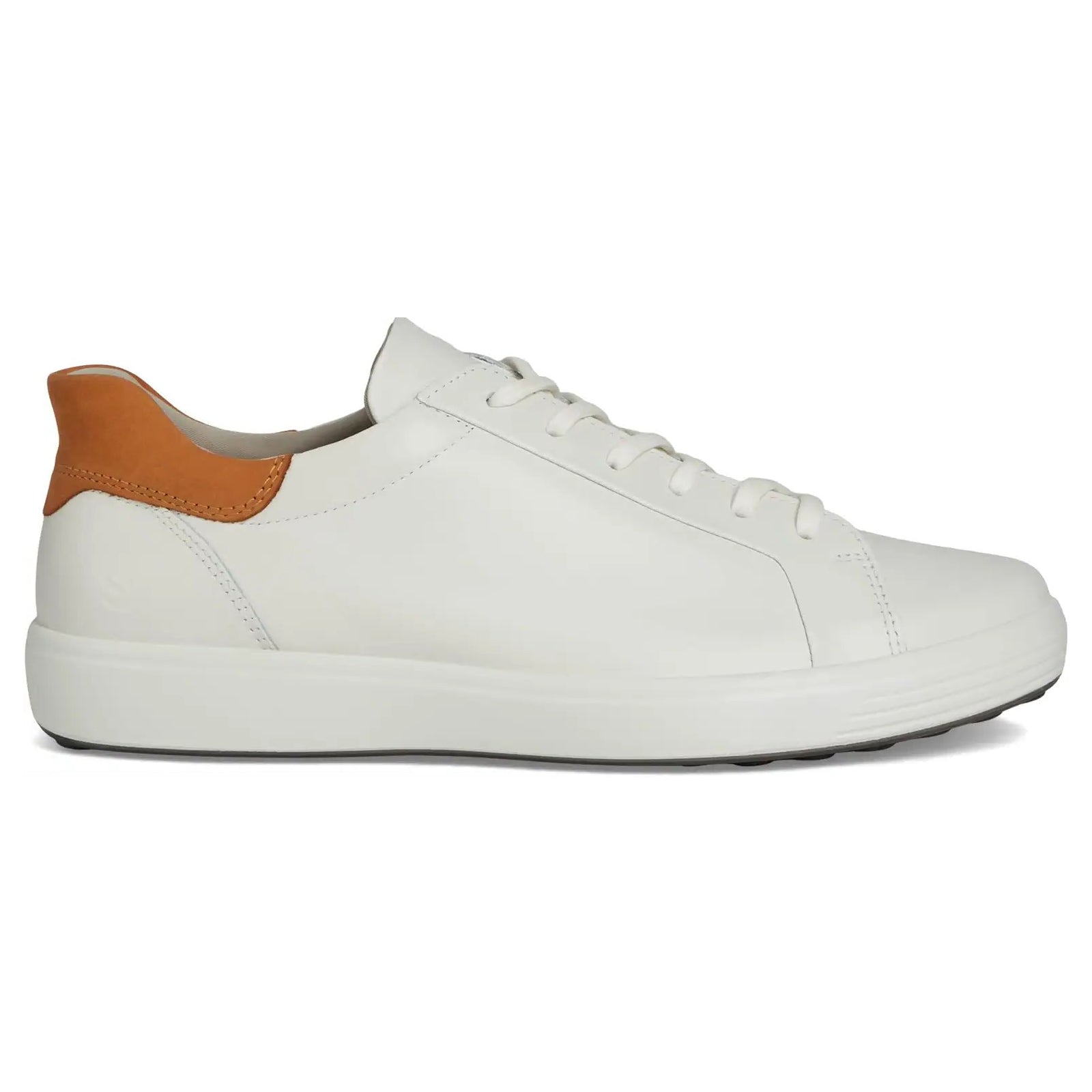 Ecco Soft 7 470824 Leather Mens Trainers#color_white lion