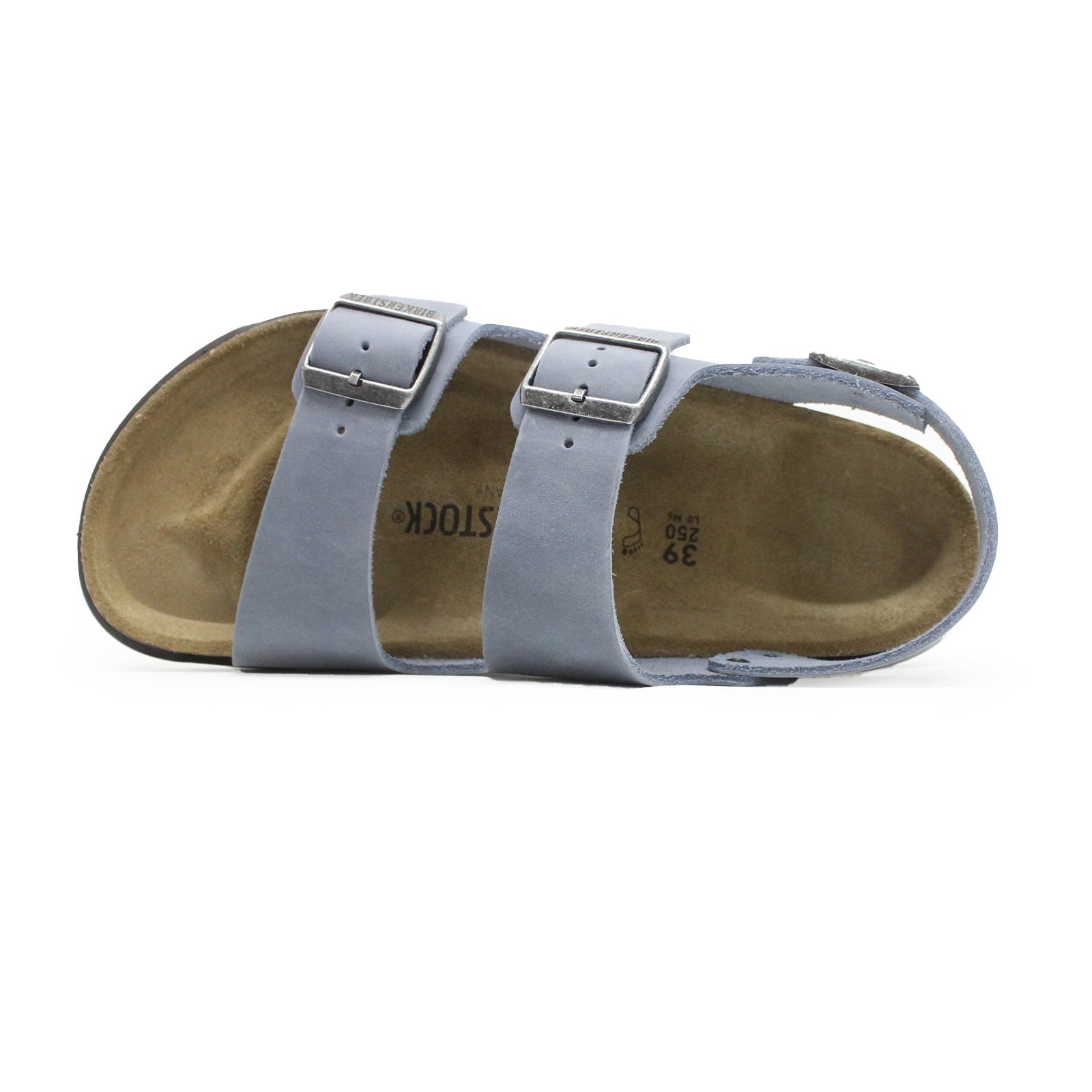 Birkenstock Milano CT W Oiled Leather Unisex Sandals#color_elemental blue