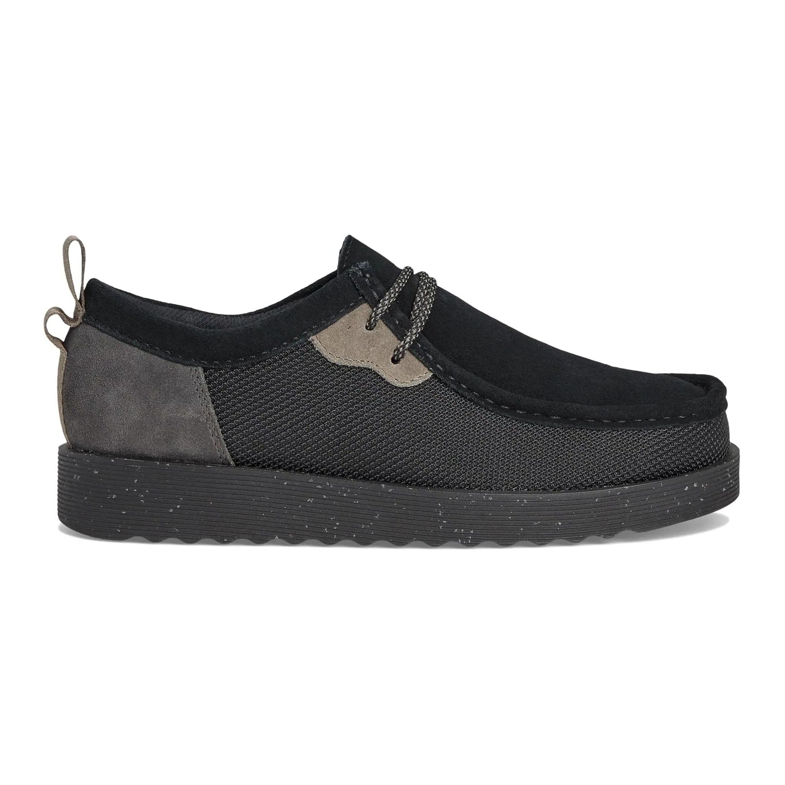 Clarks Wallabee FTR 2 Lo Suede Mens Shoes#color_black combi