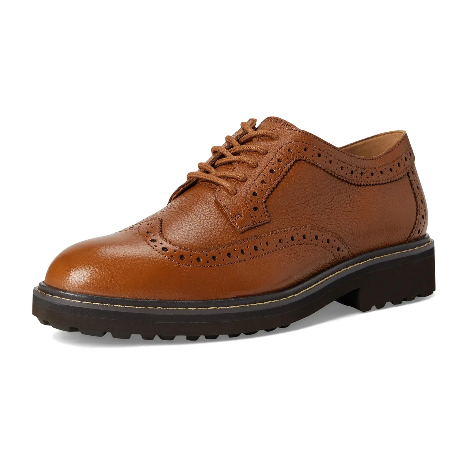 Vionic Lombard Leather Mens Shoes#color_tan