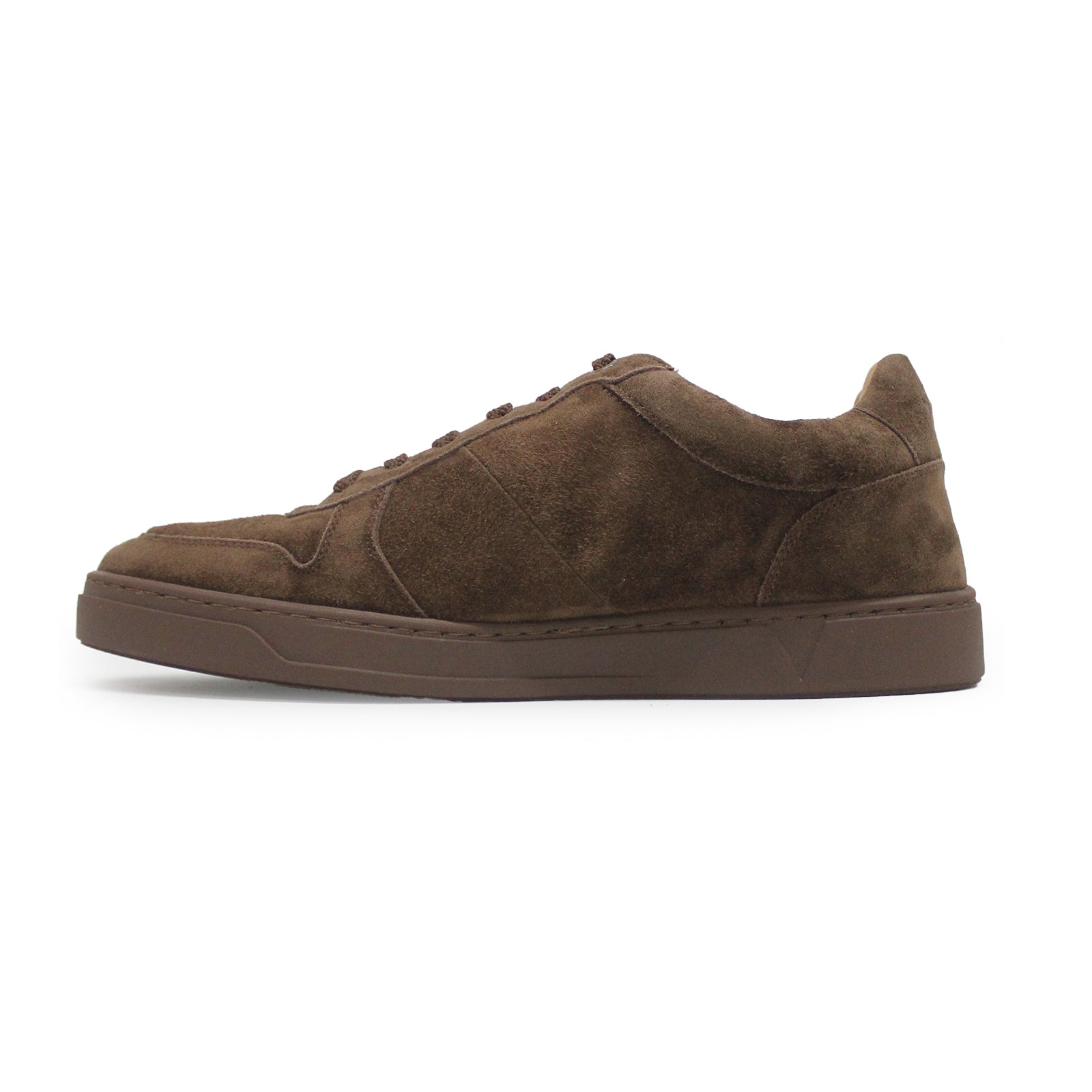 Vionic Lucas Court Suede Mens Trainers#color_dark brown