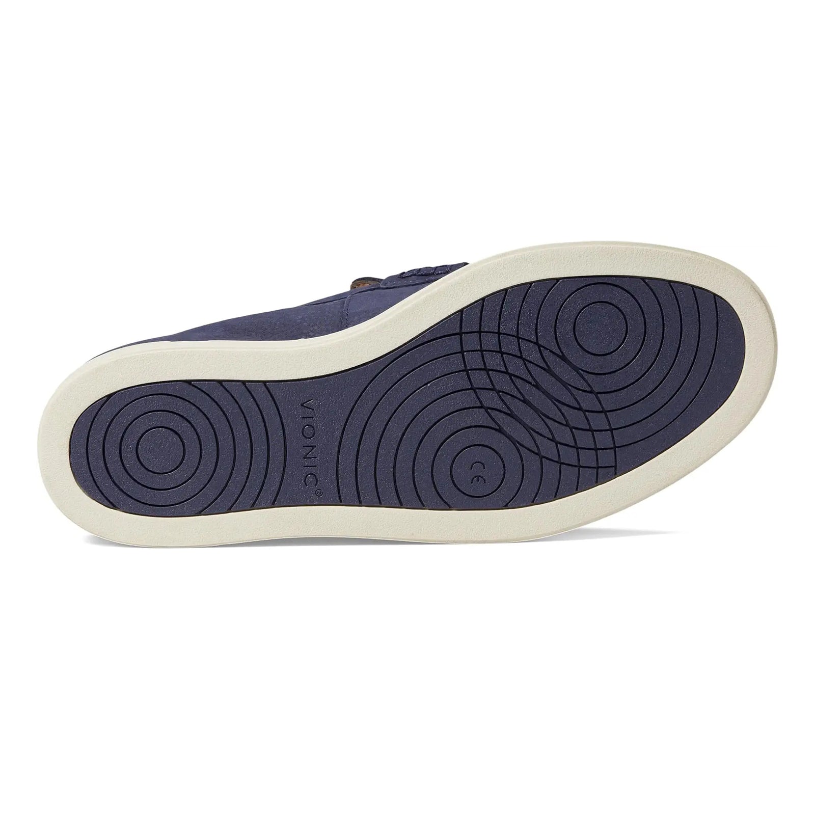 Vionic Thompson Nubuck Mens Shoes#color_navy