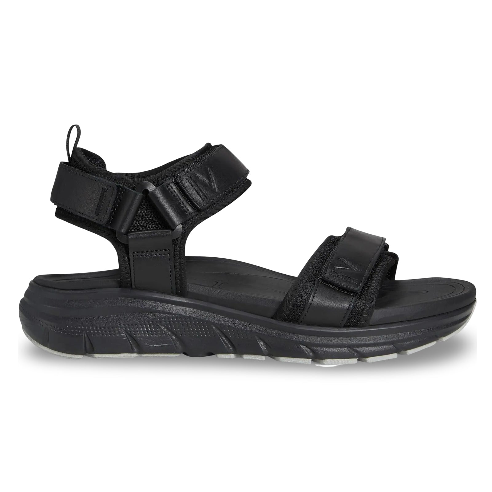 Vionic MX Wanderer Nappa Leather Mens Sandals#color_black