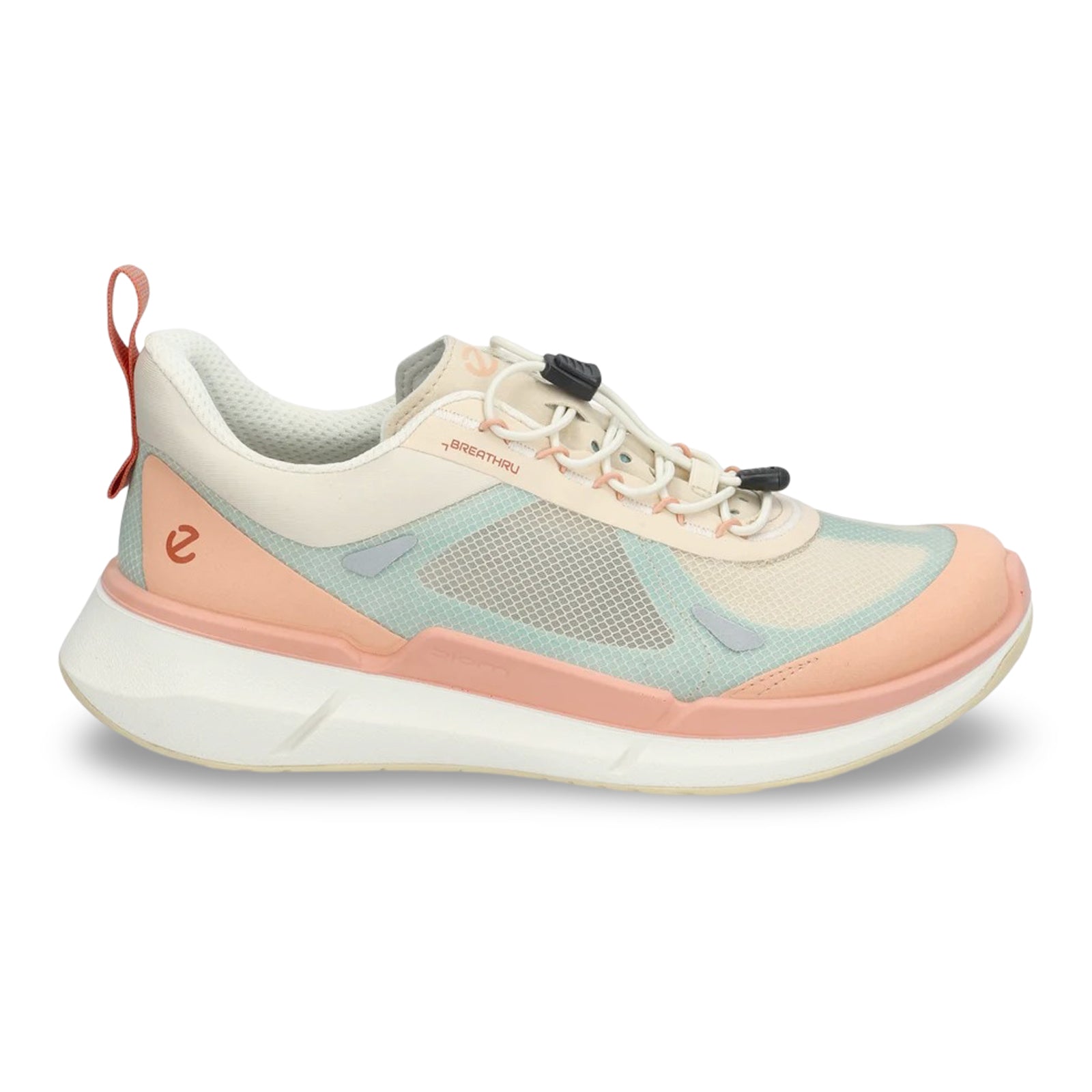 Ecco Biom 2.2 830873 Mesh Womens Trainers#color_dusty peach limestone aquatic