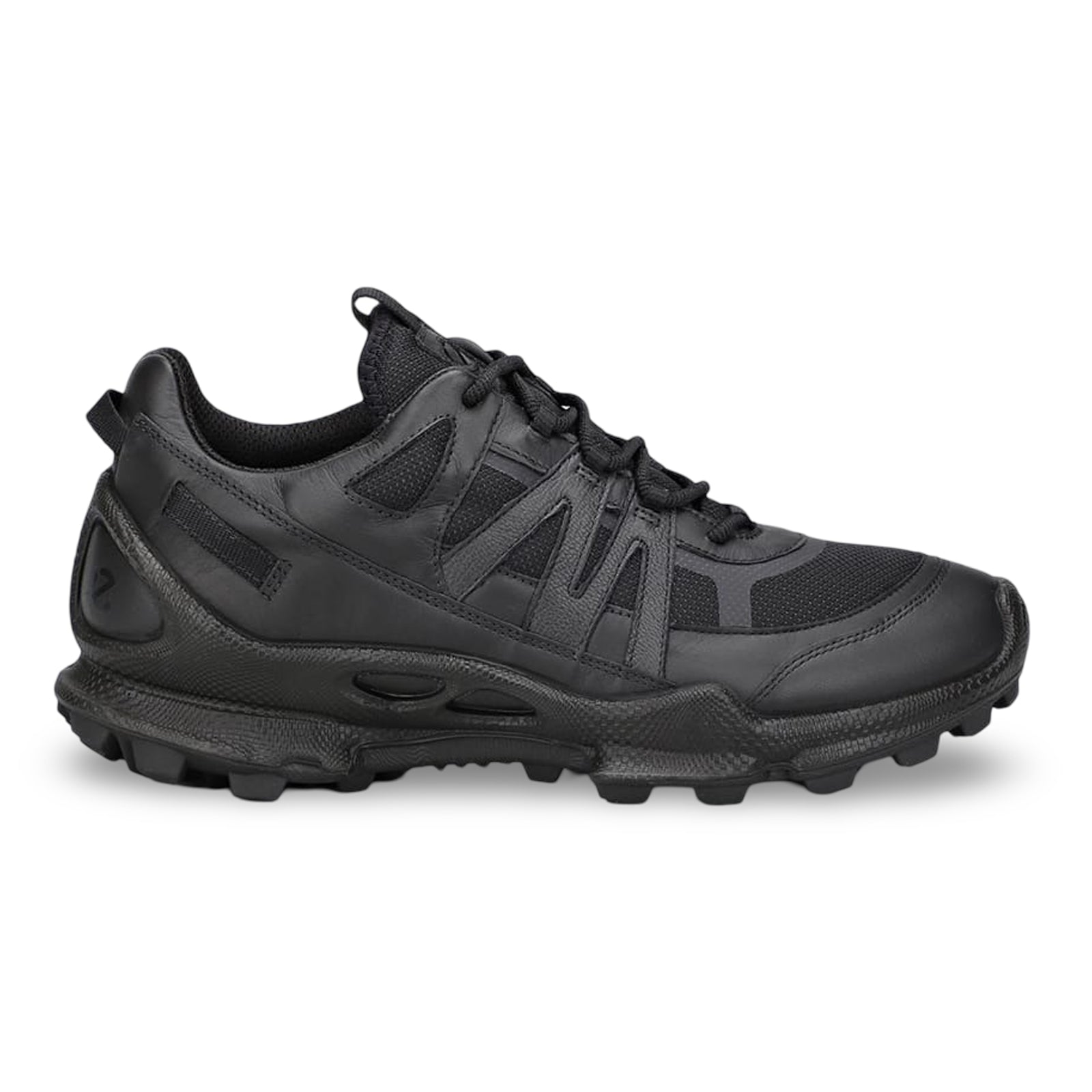 Ecco Biom C-Trail 803253 Leather Textile Womens Trainers#color_black black black