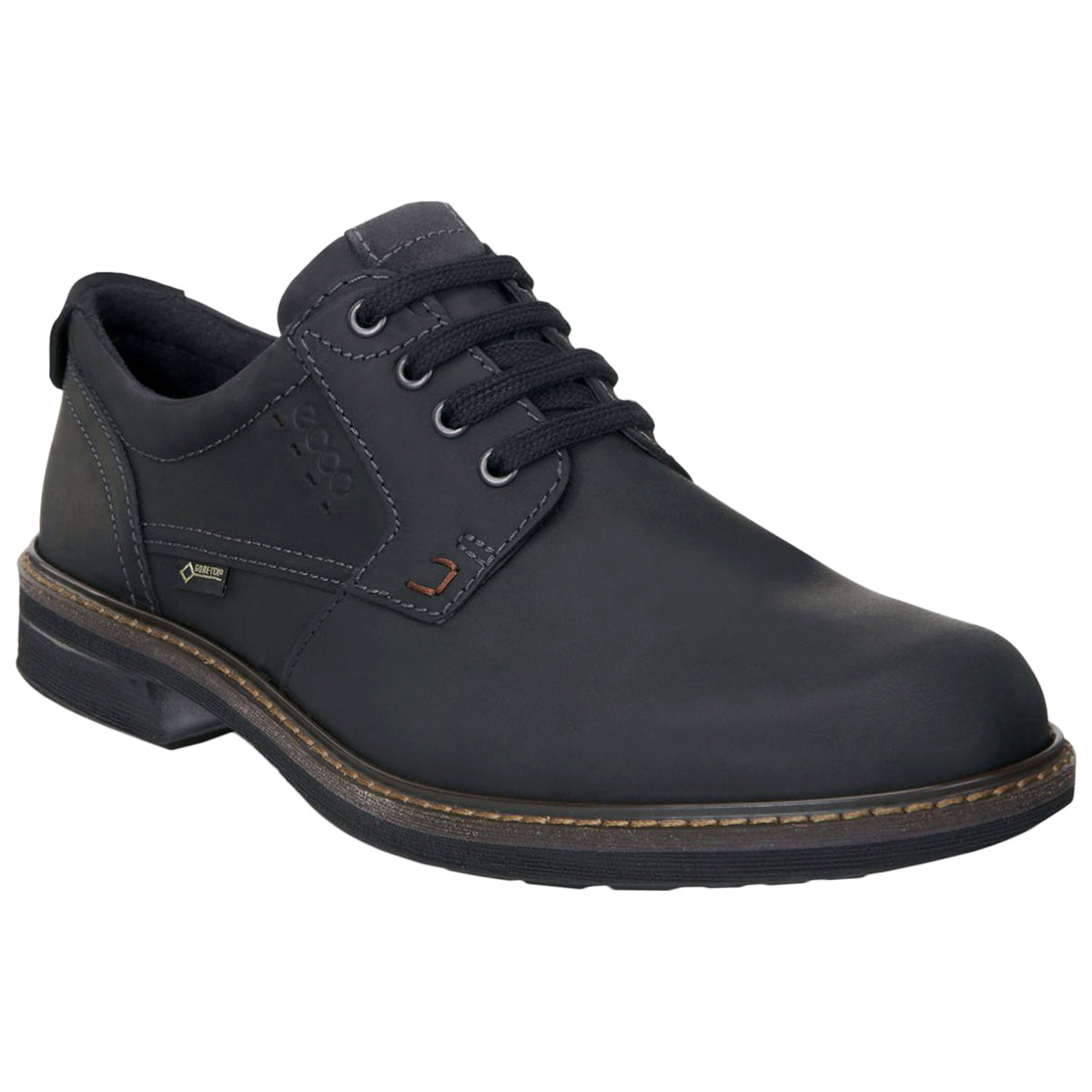 Ecco Turn 510174-51052 Leather Mens Shoes - Black - 44#color_black